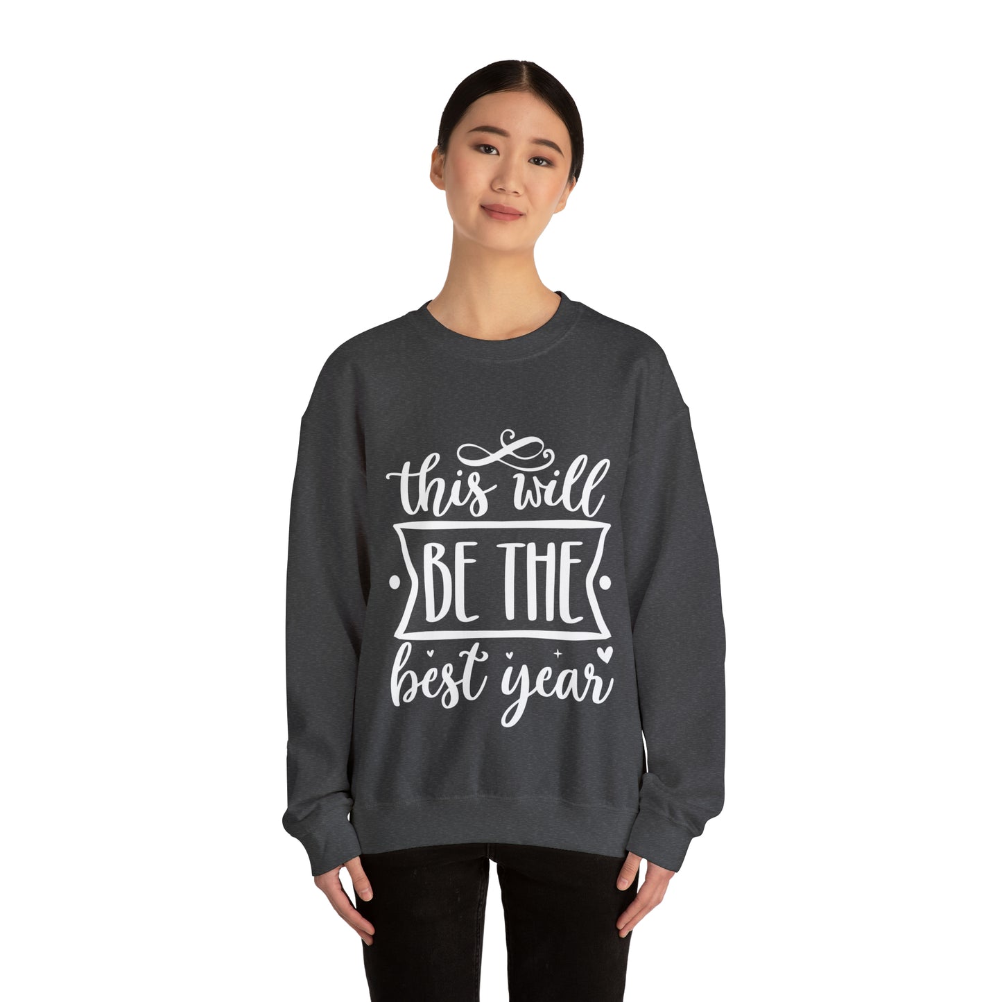 The Best Year Unisex Heavy Blend™ Crewneck Sweatshirt