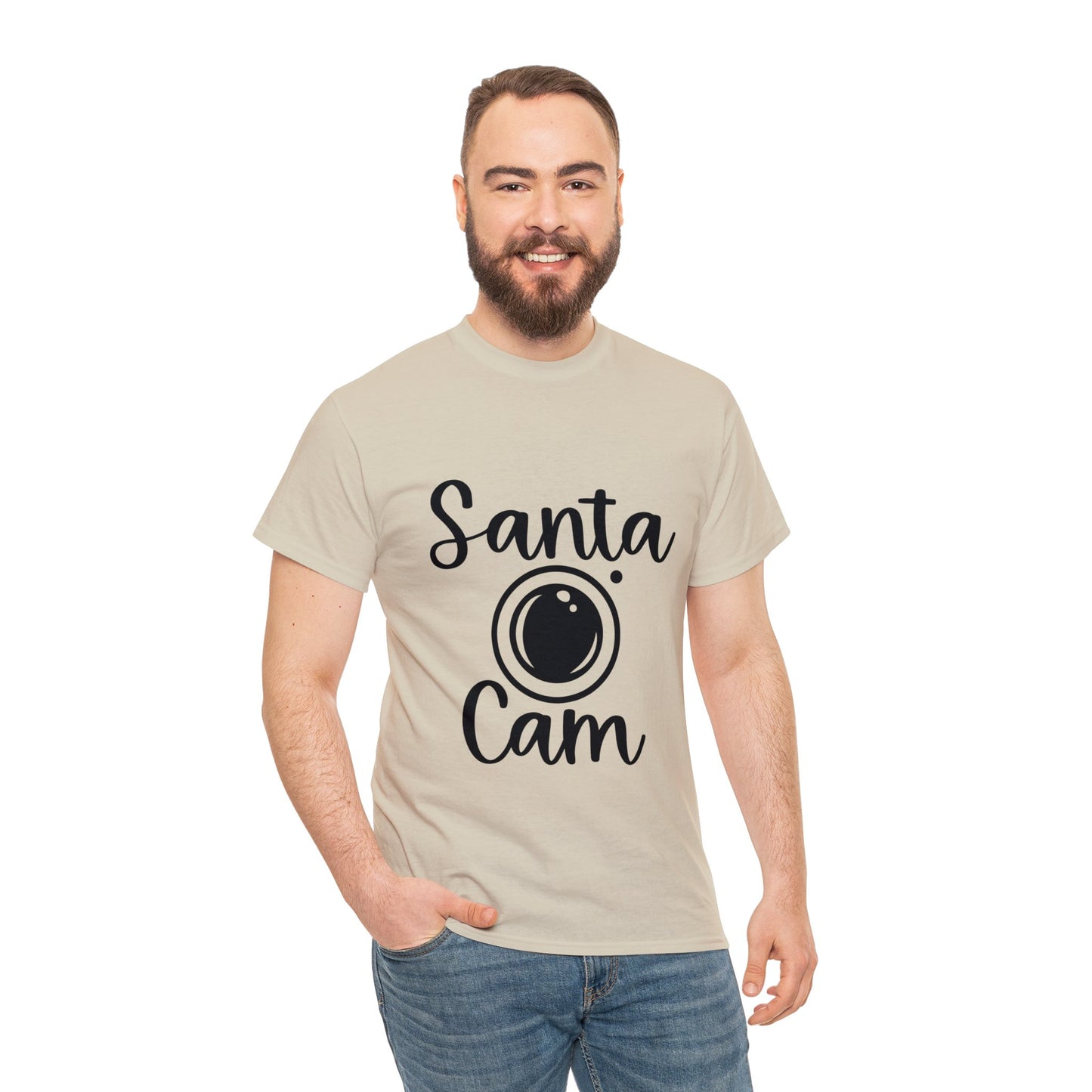 Santa Cam Unisex Heavy Cotton Tee image