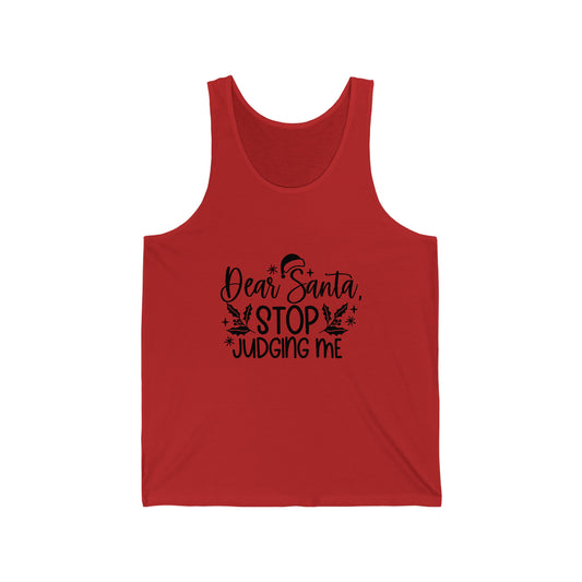 Stop Judging Unisex Jersey Tank