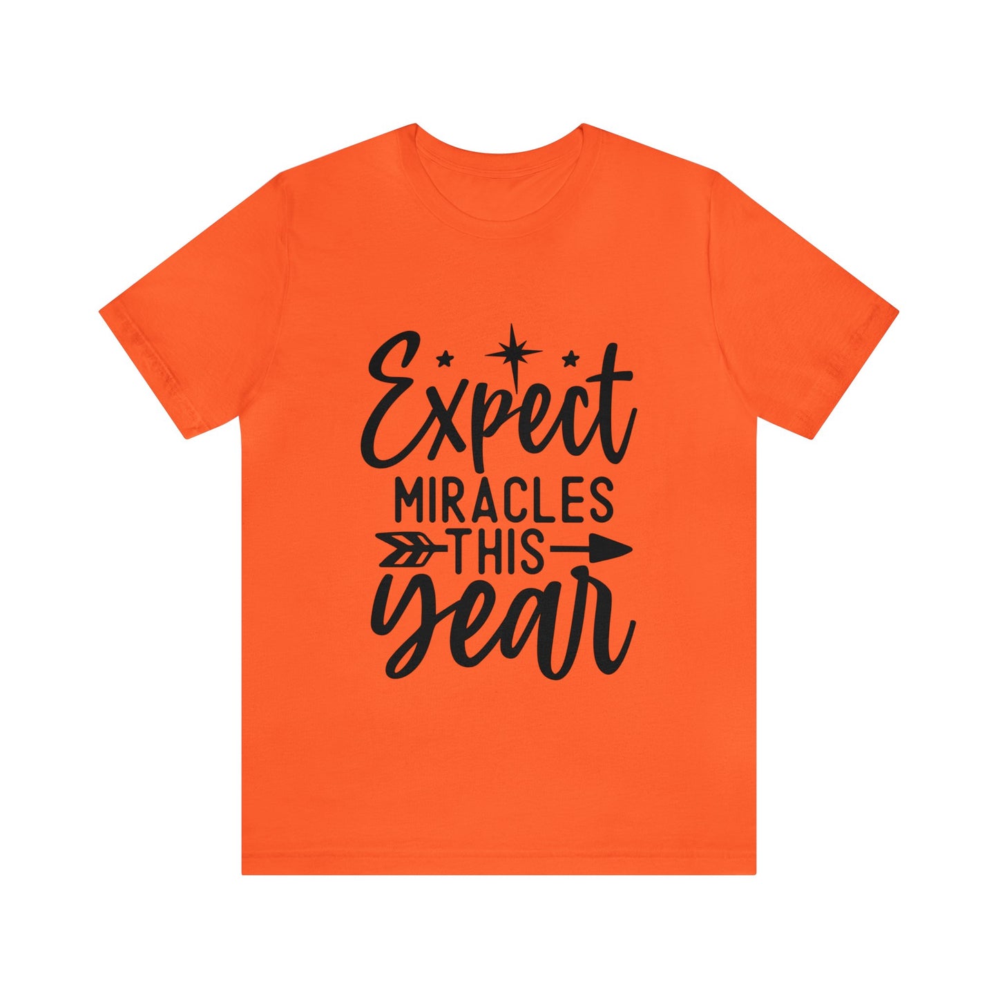 Expect Miracles Unisex Jersey Short Sleeve Tee