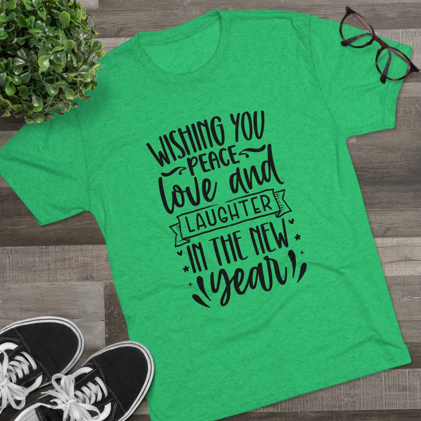 Love & Laughter Unisex Tri-Blend Crew Tee