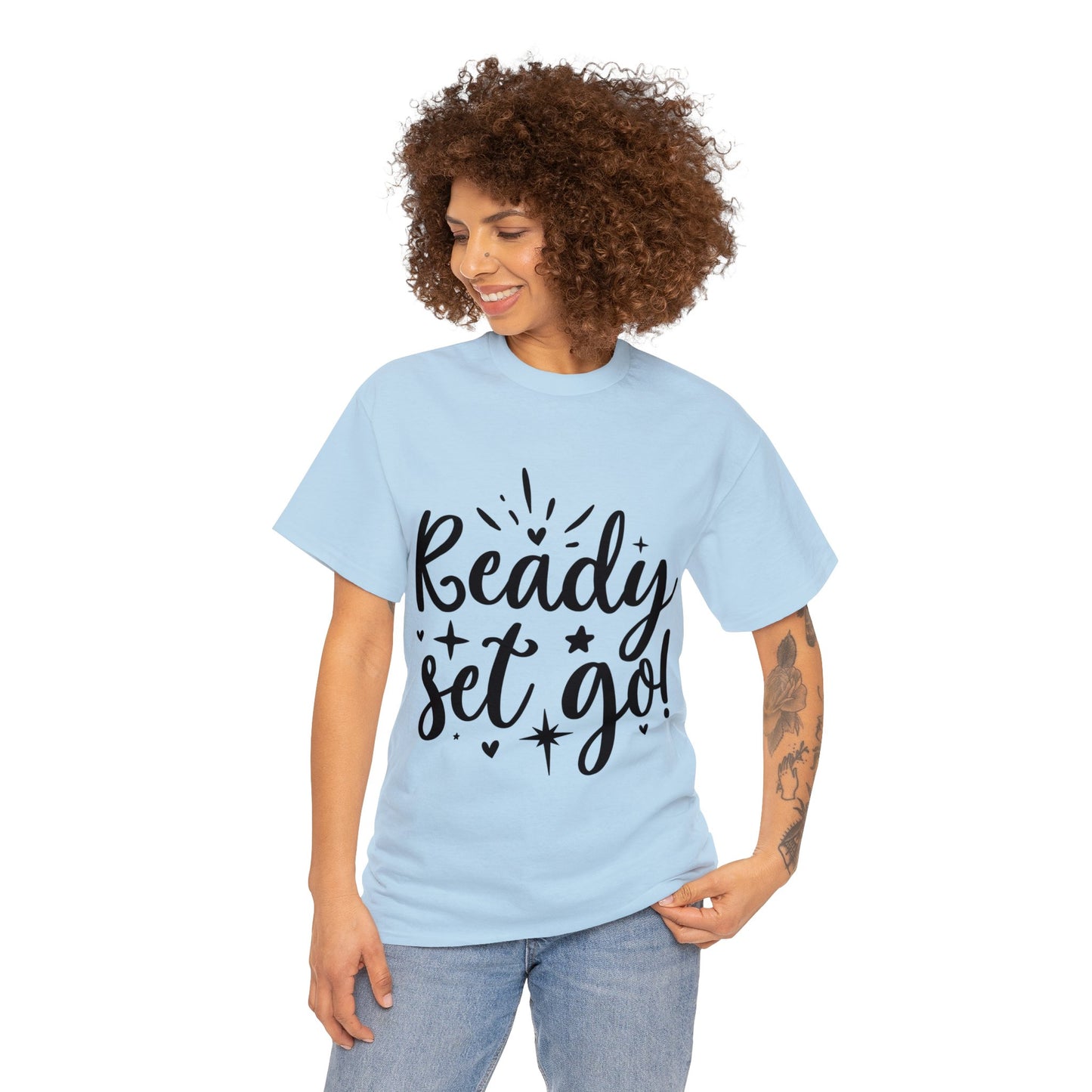 Ready Set Go Unisex Heavy Cotton Tee