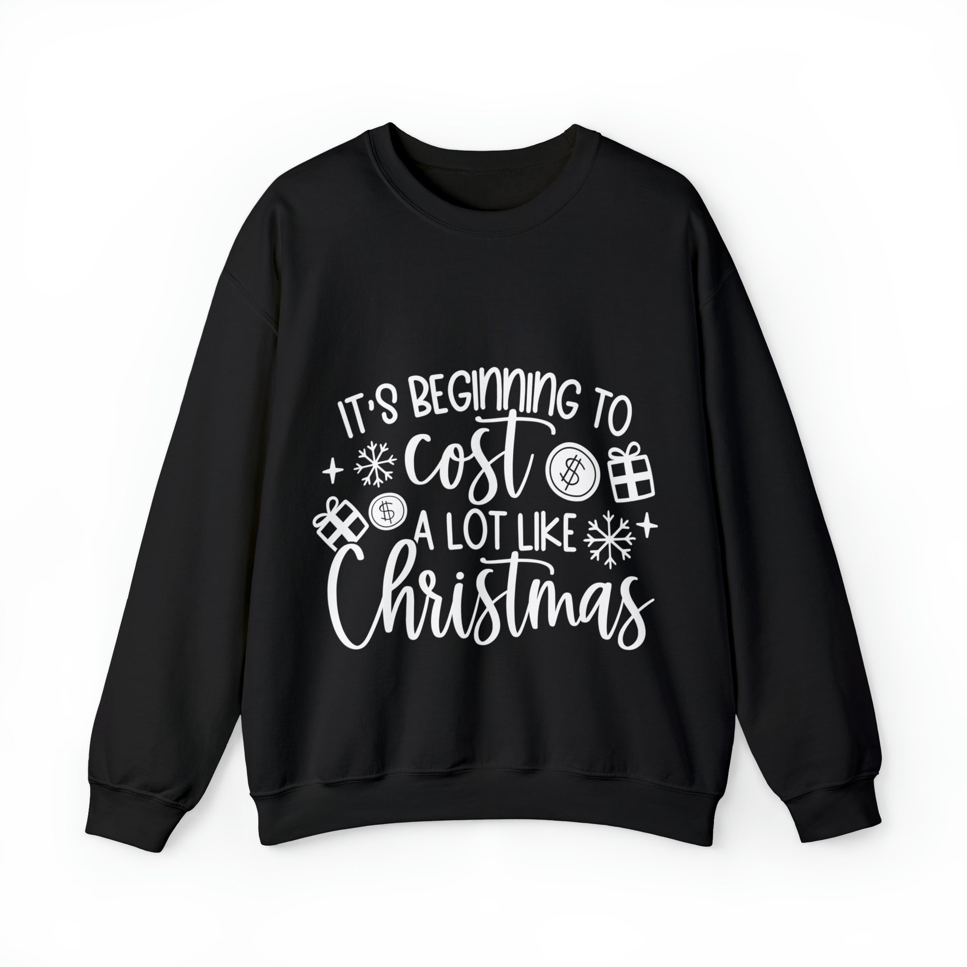 Beginning to Cost a lot like Christmas Unisex Heavy Blend™ Crewneck Sweatshirt image