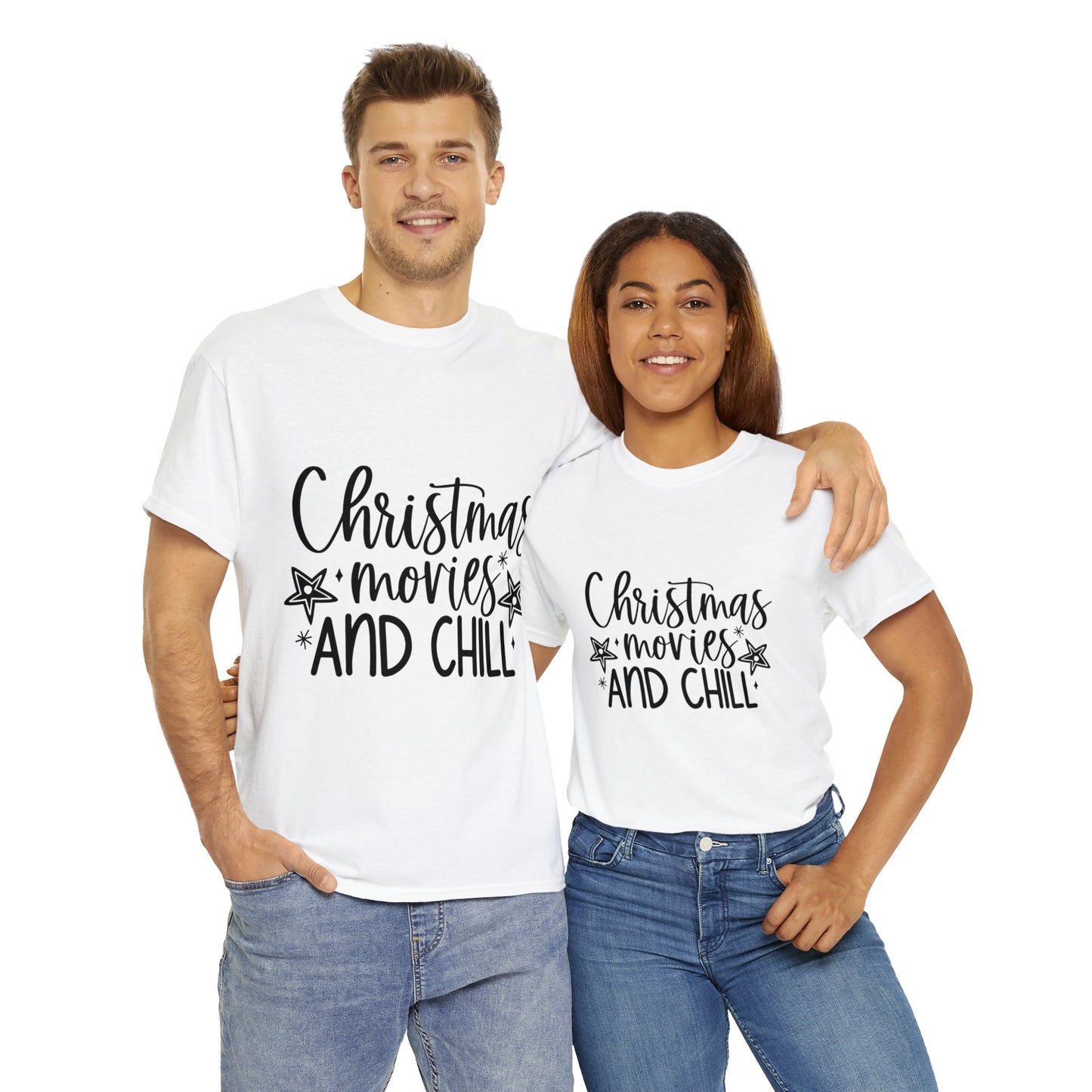 Movies and Chill Unisex Heavy Cotton Tee