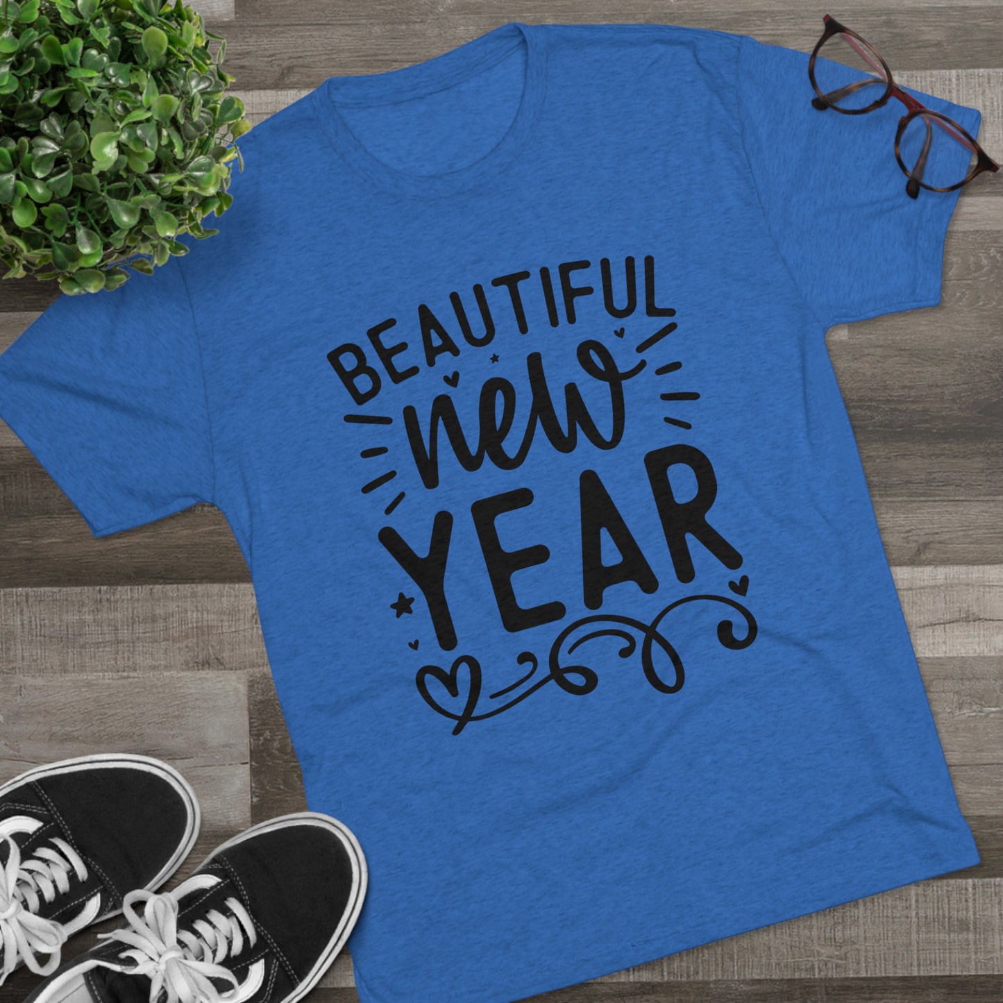 Beautiful New Year Unisex Tri-Blend Crew Tee