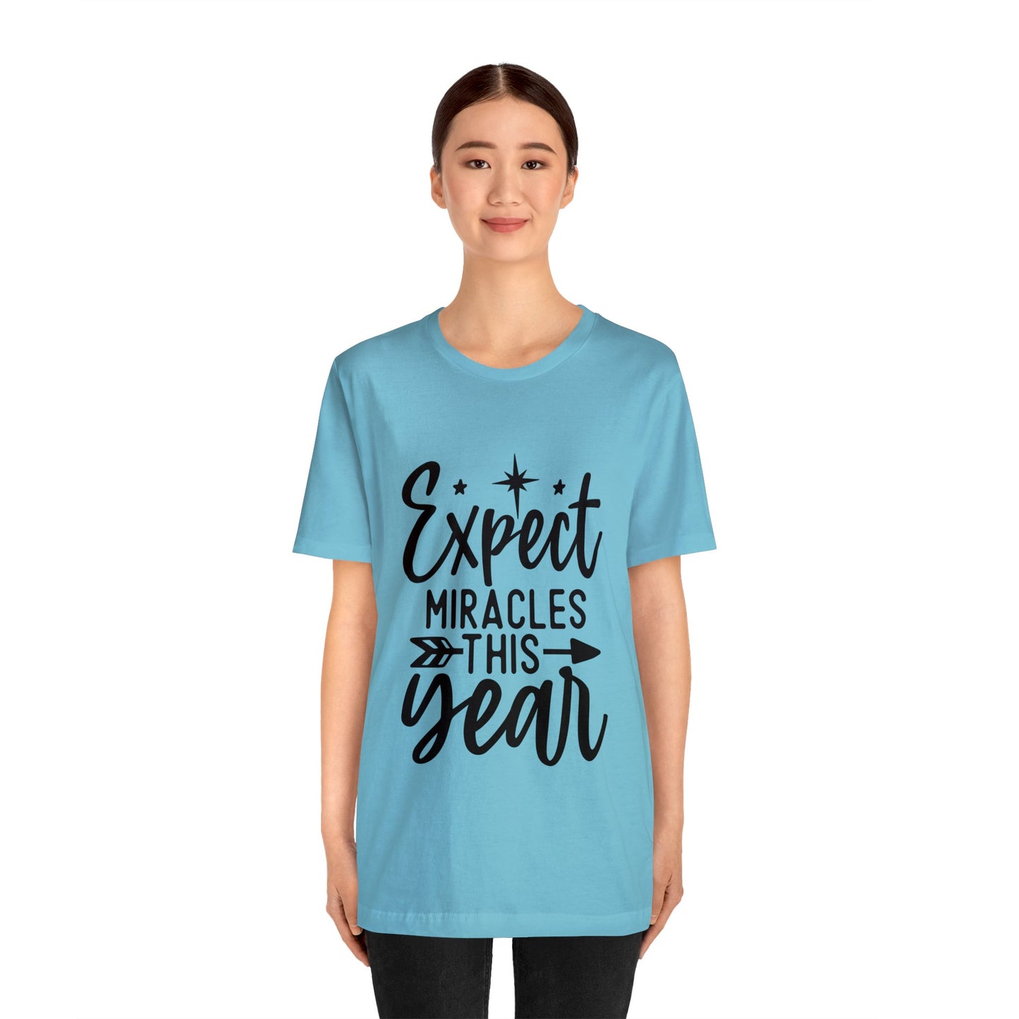 Expect Miracles Unisex Jersey Short Sleeve Tee