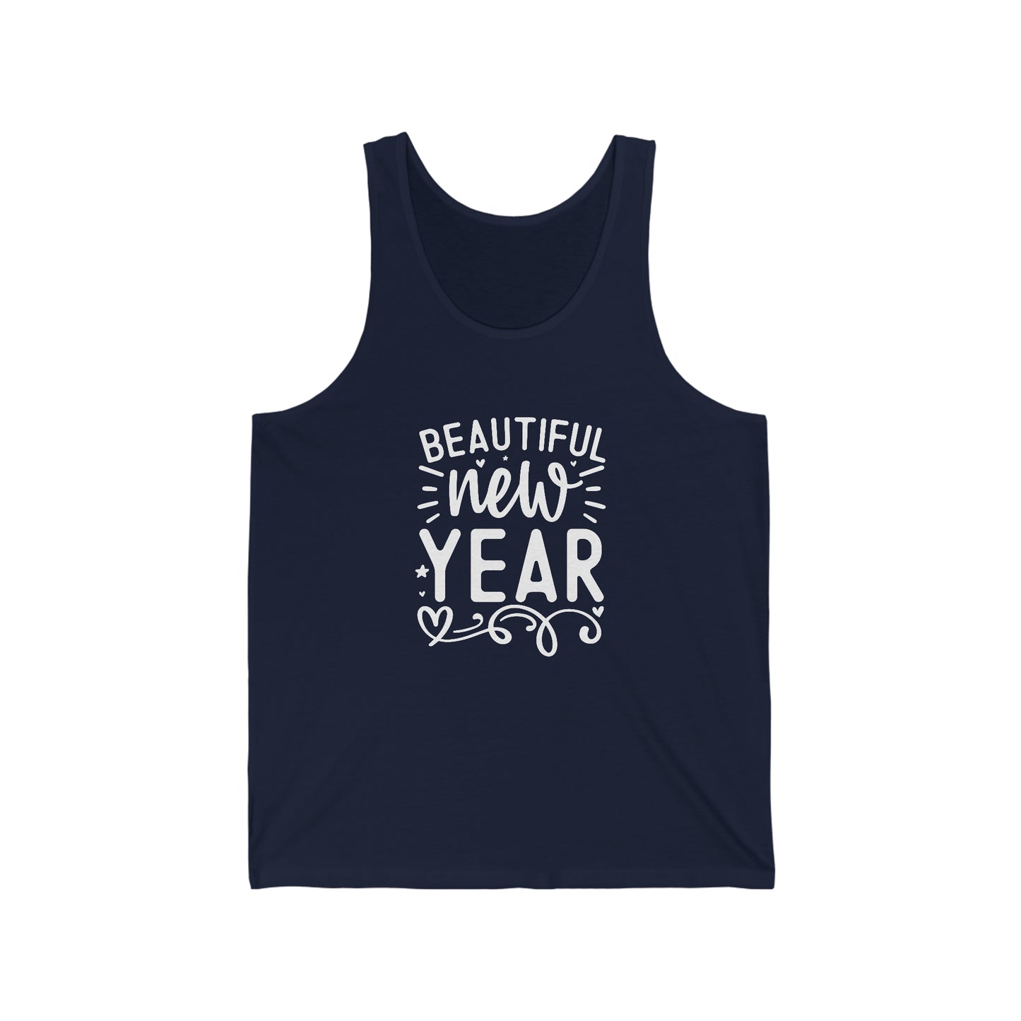 Beautiful New Year Unisex Jersey Tank