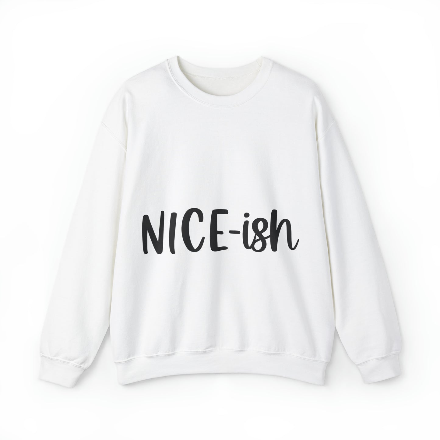 Nice-ish Unisex Heavy Blend™ Crewneck Sweatshirt