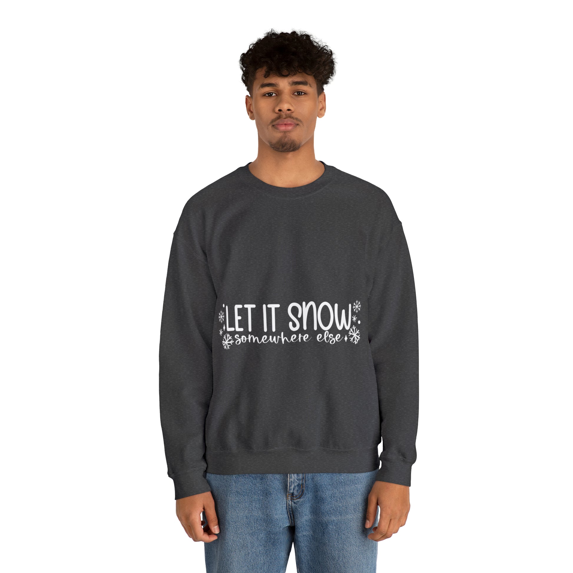 Let it Snow Unisex Heavy Blend™ Crewneck Sweatshirt image