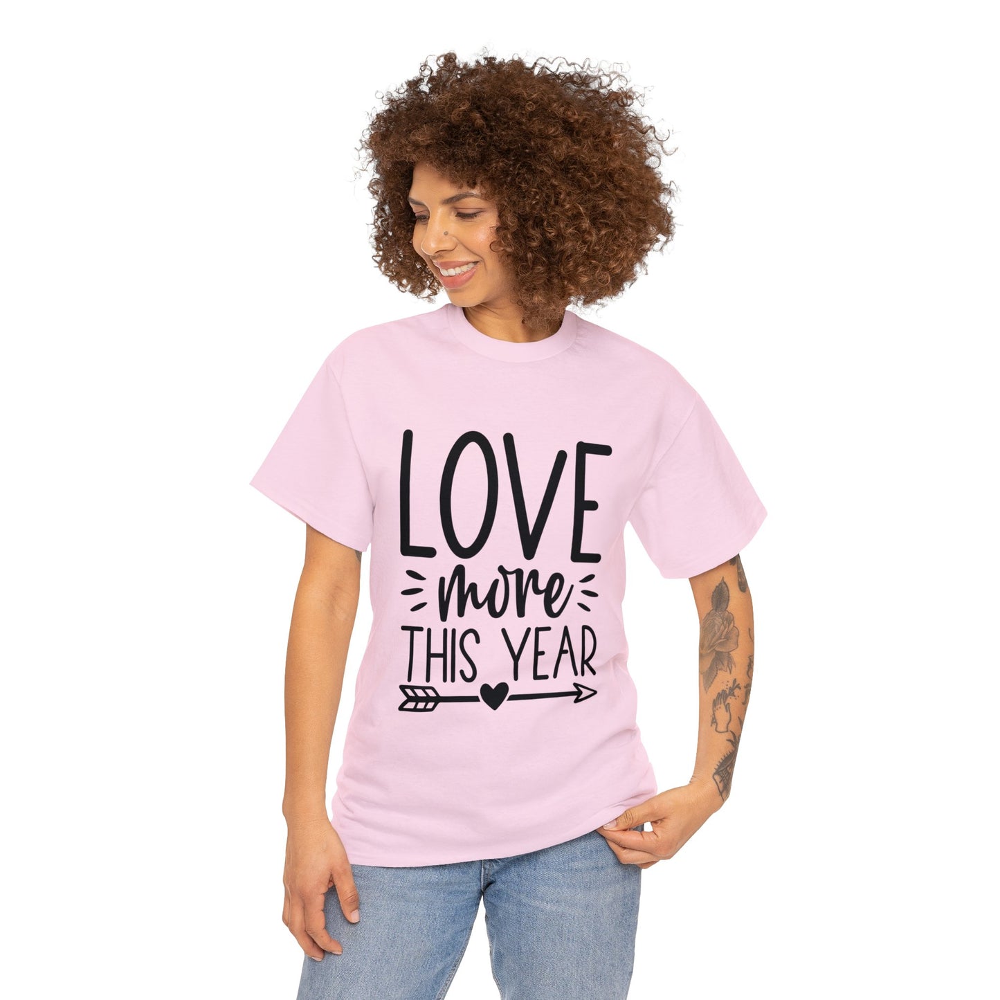 Love More Unisex Heavy Cotton Tee