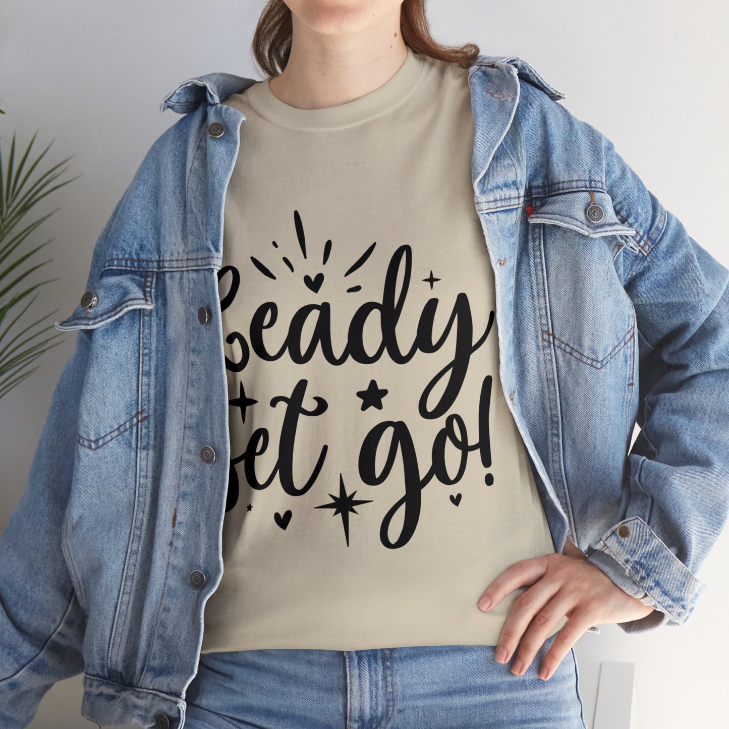 Ready Set Go Unisex Heavy Cotton Tee