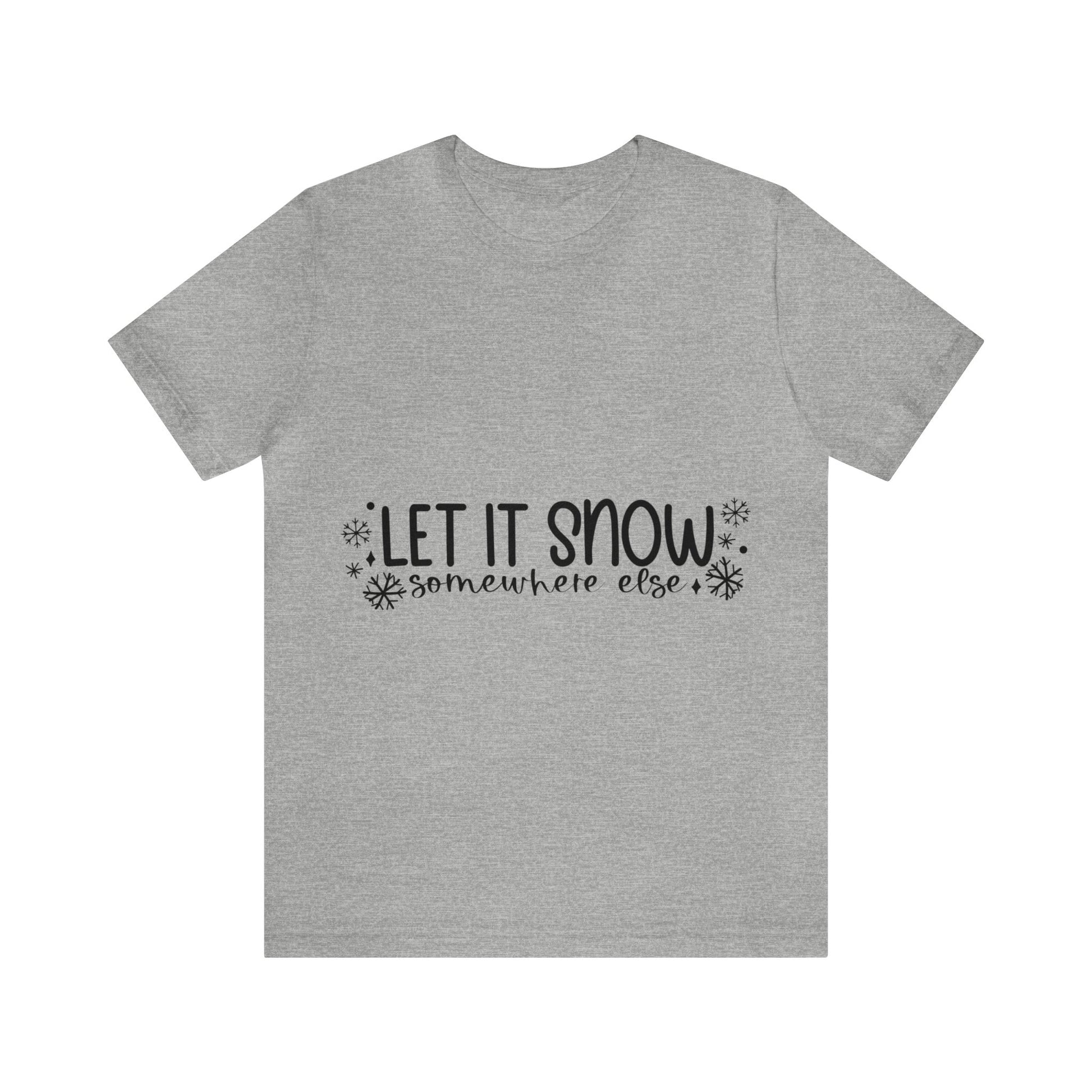 Let it Snow Unisex Jersey Short Sleeve Tee image