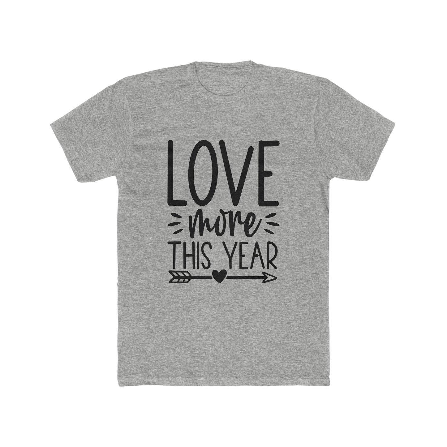 Love More Men's Cotton Crew Tee