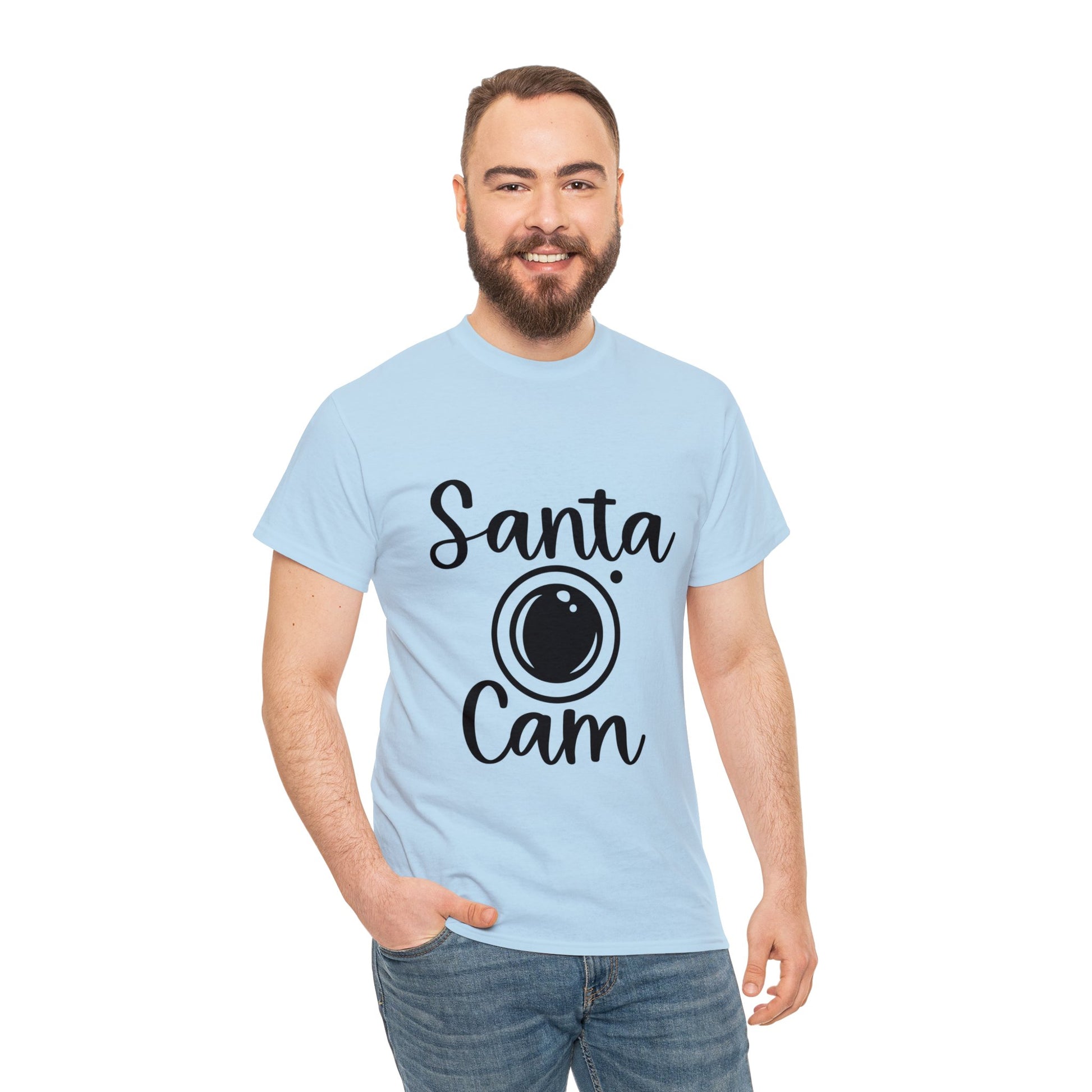 Santa Cam Unisex Heavy Cotton Tee image