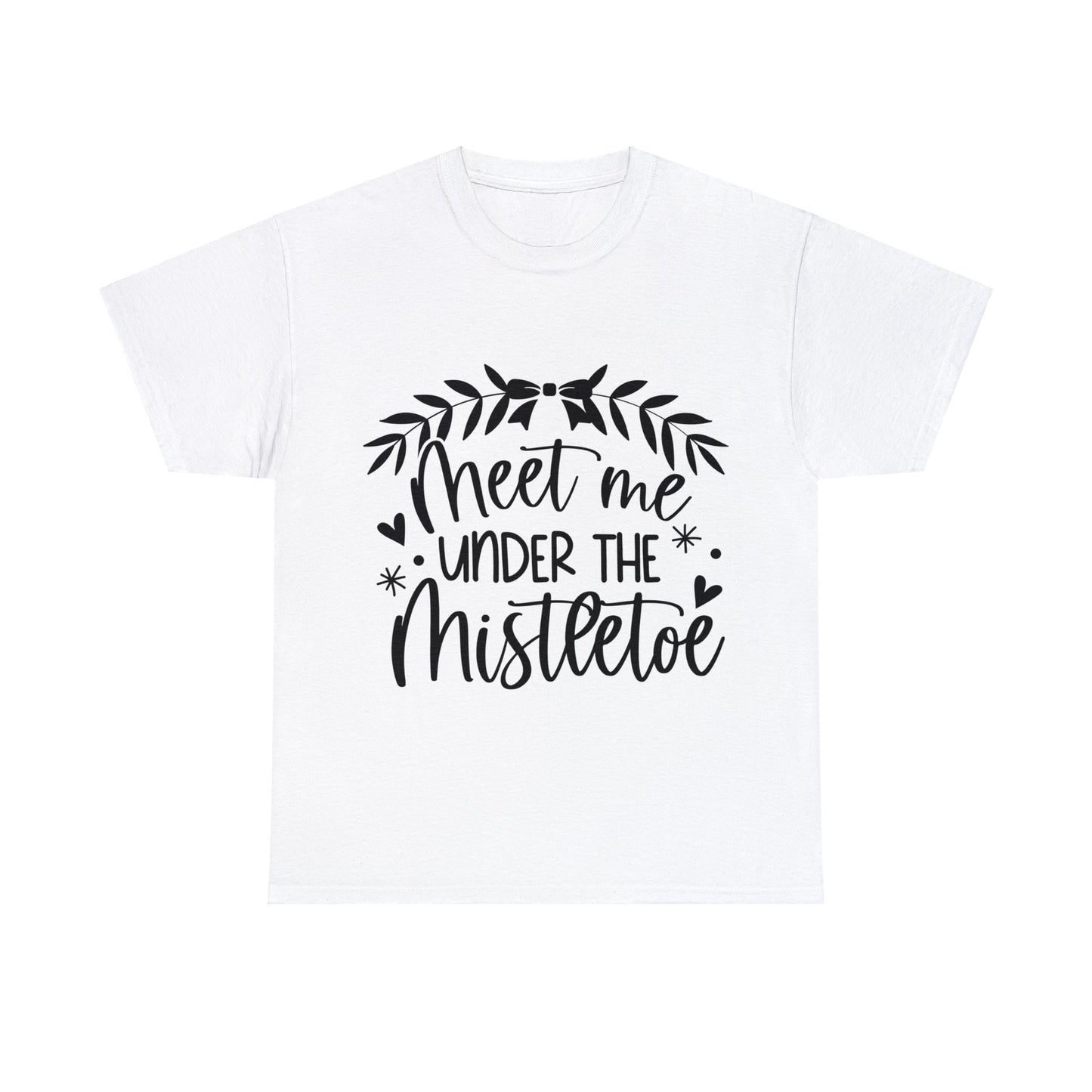 Meet me under Misteetoe Unisex Heavy Cotton Tee