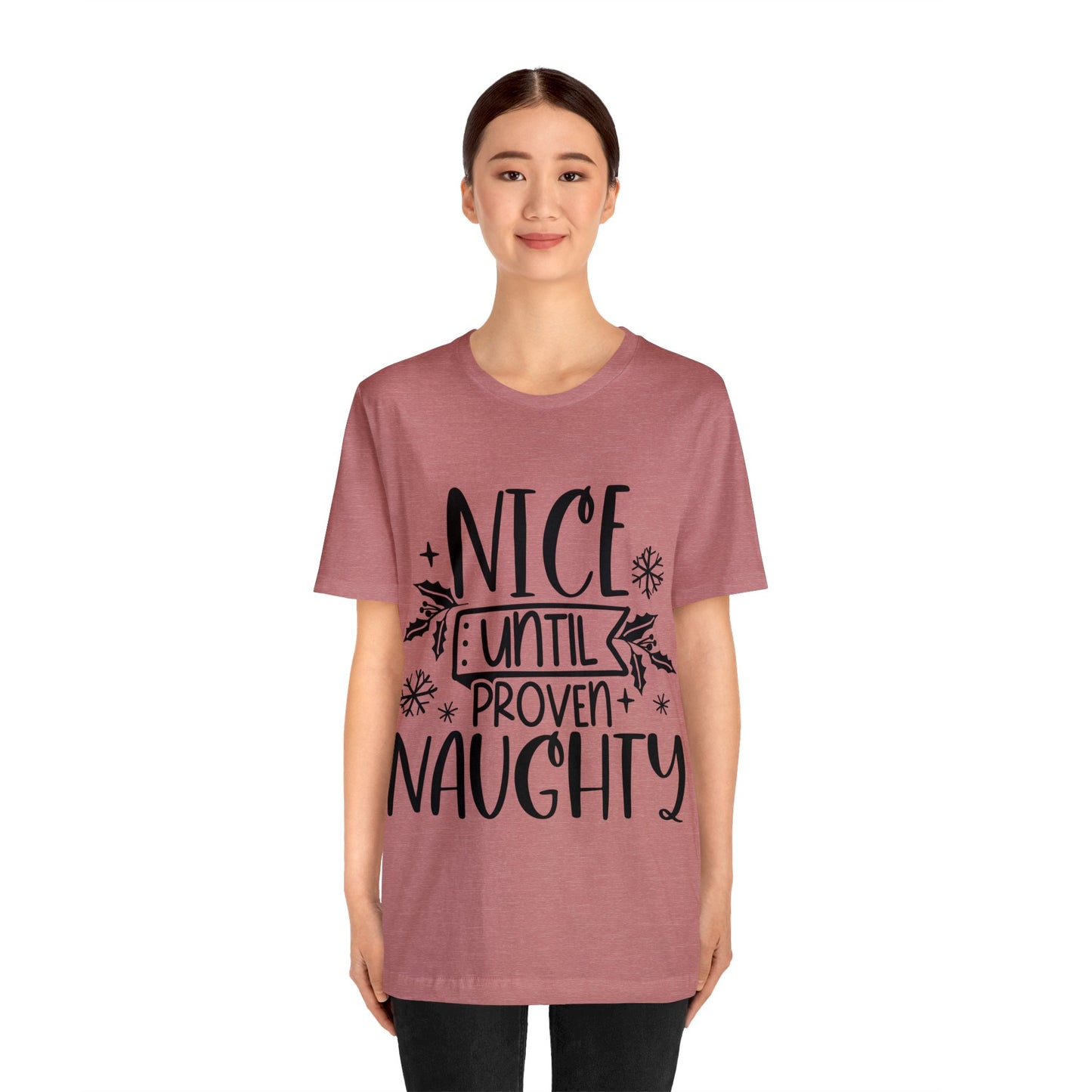 Nice & Naughty Unisex Jersey Short Sleeve Tee