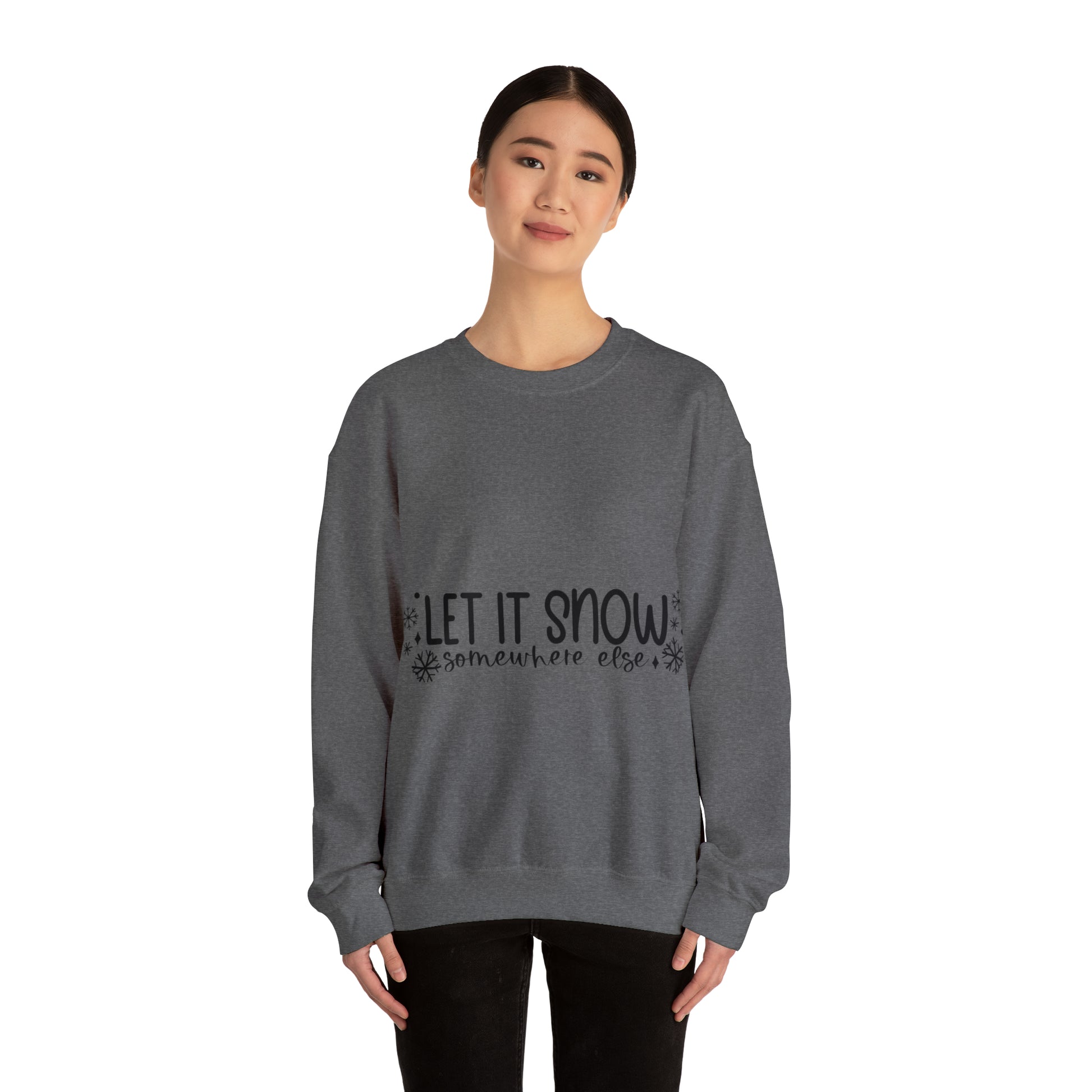 Let it Snow Unisex Heavy Blend™ Crewneck Sweatshirt image