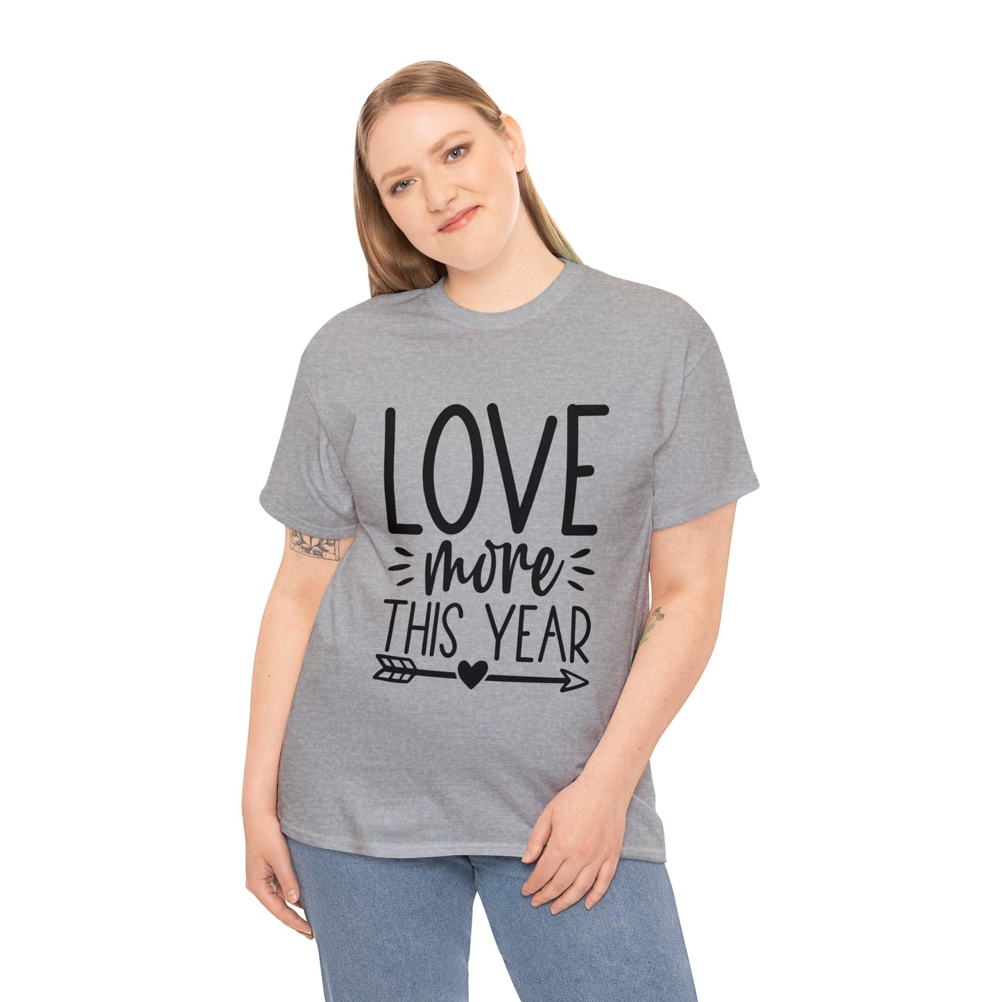 Love More Unisex Heavy Cotton Tee