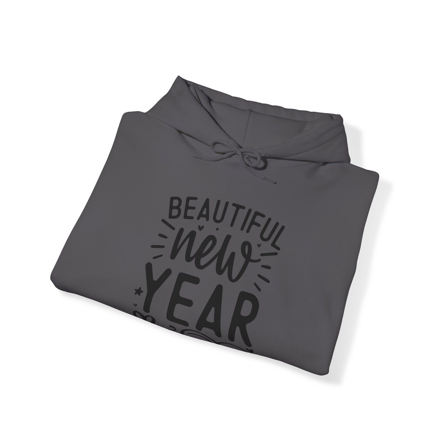Beautiful New Year Unisex Heavy Blend™ Hooded Sweatshirt