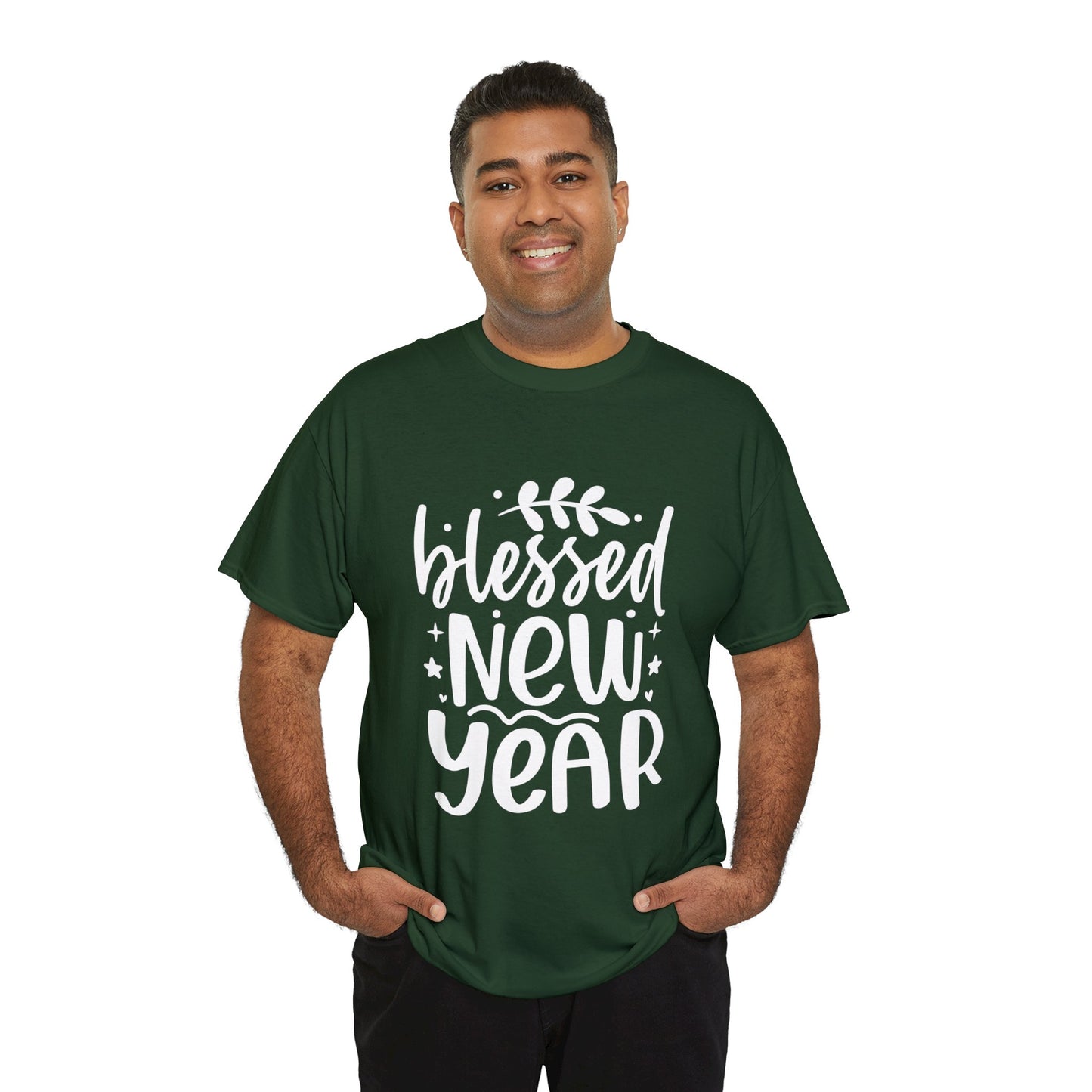 Blessed New Year Unisex Heavy Cotton Tee