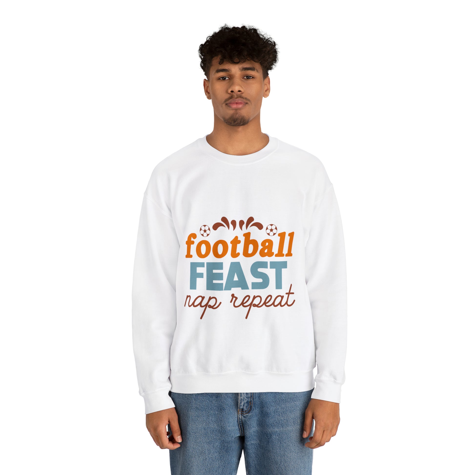 Football Feast Unisex Crewneck Sweatshirt image