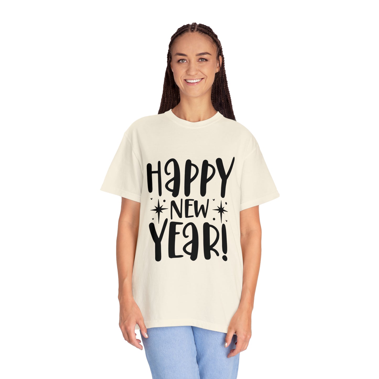 Happy New Year Unisex Garment-Dyed T-shirt