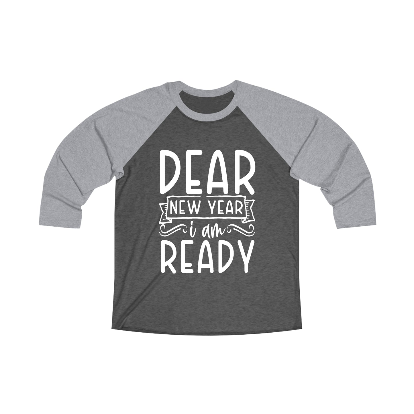 I am Ready Unisex Tri-Blend 3\4 Raglan Tee