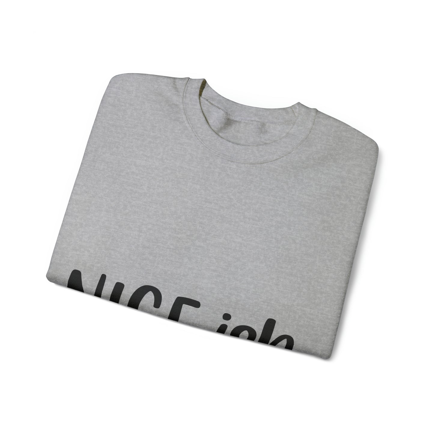 Nice-ish Unisex Heavy Blend™ Crewneck Sweatshirt