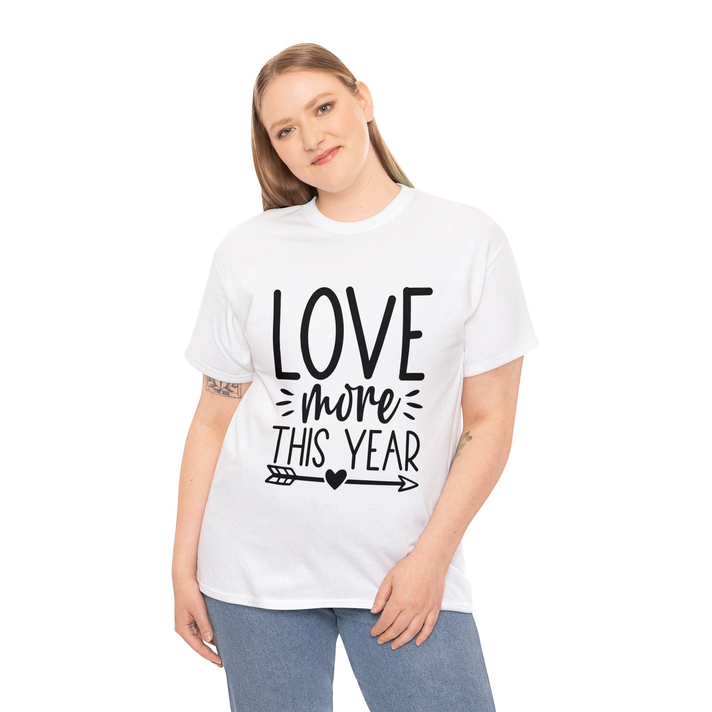 Love More Unisex Heavy Cotton Tee