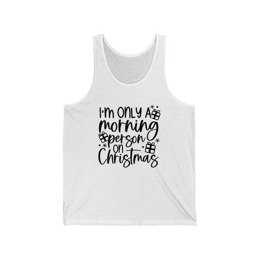 Morning Person Unisex Jersey Tank