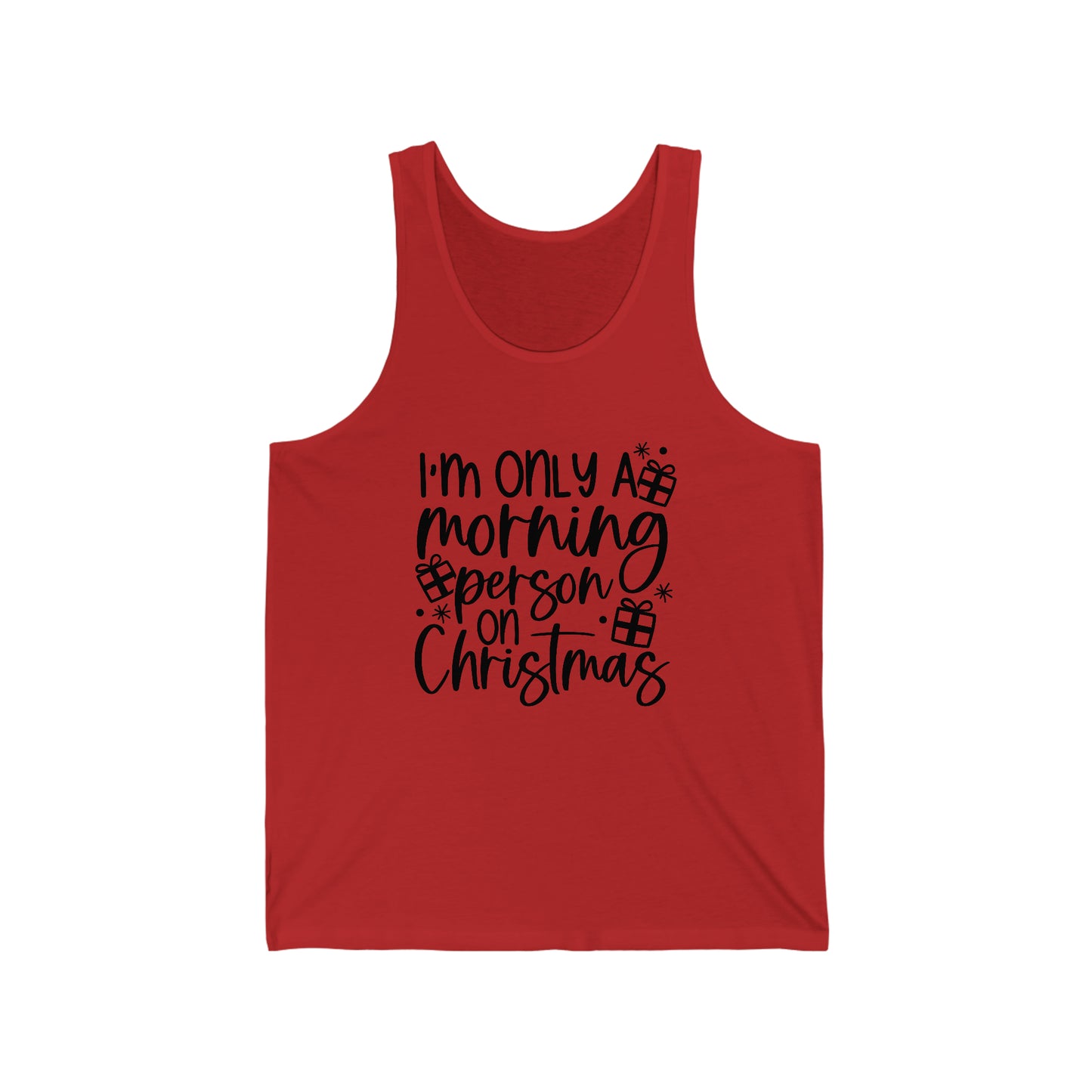 Morning Person Unisex Jersey Tank