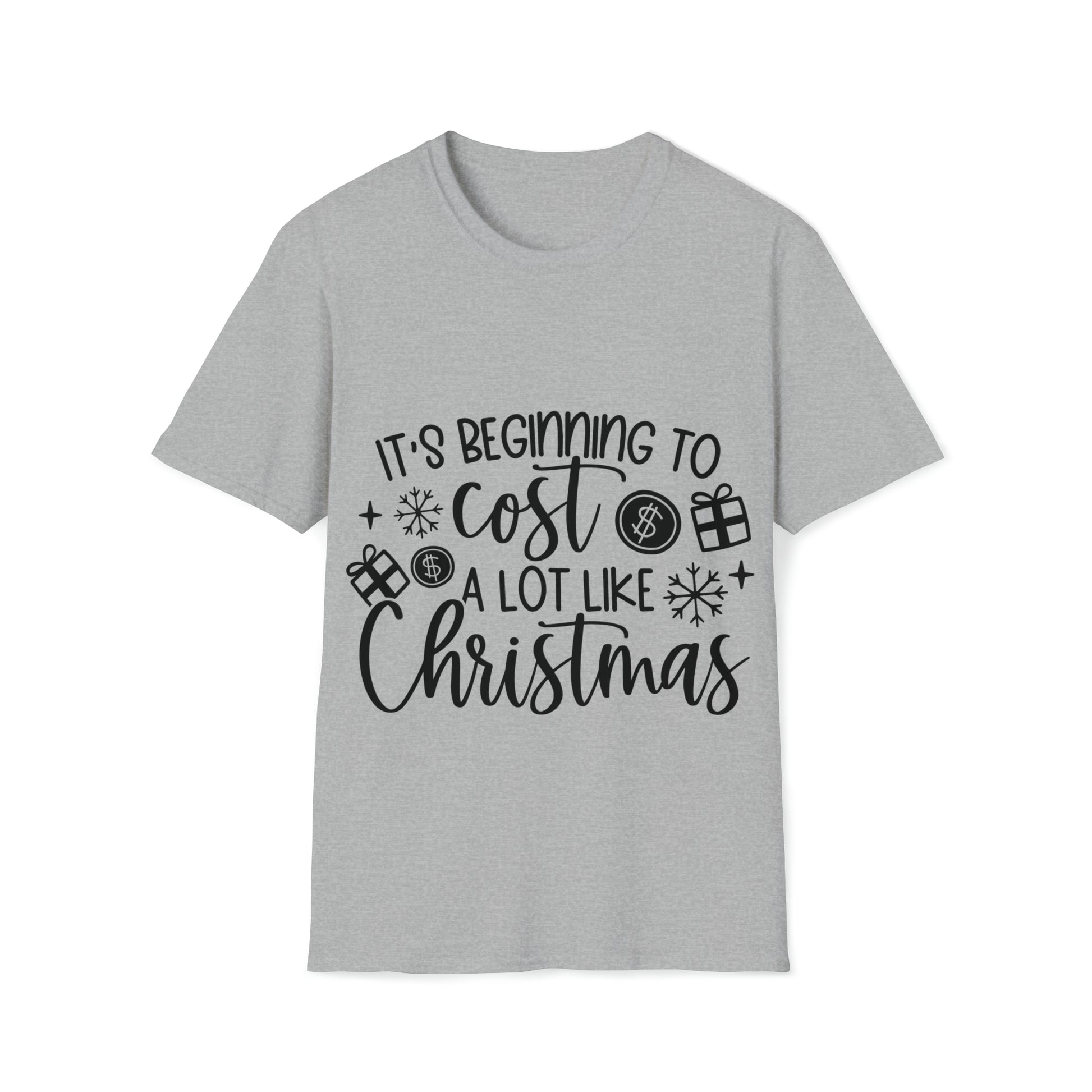 Beginning to Cost a Lot Like Christmas Unisex Softstyle T-Shirt image