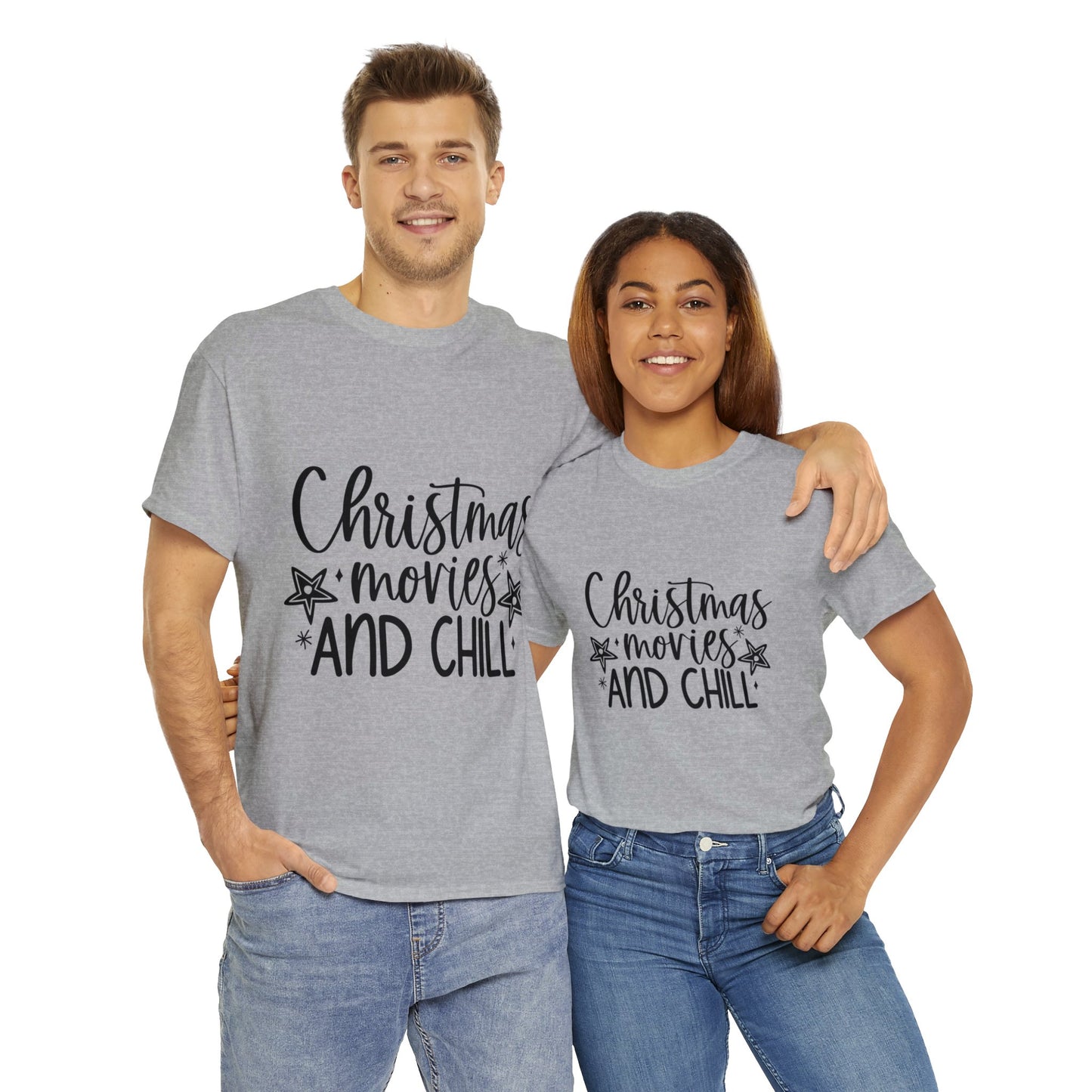 Movies and Chill Unisex Heavy Cotton Tee