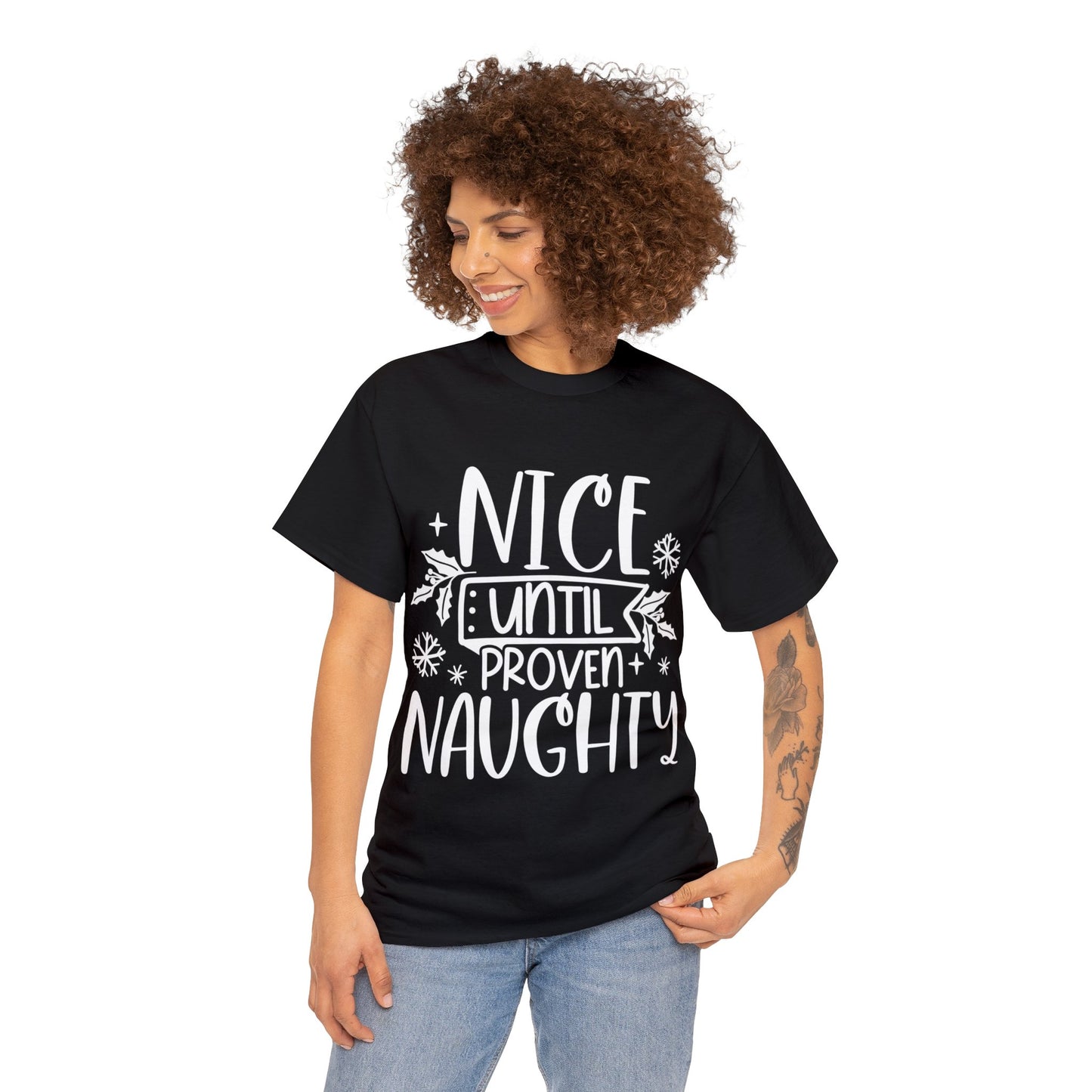 Nice & Naughty Unisex Heavy Cotton Tee