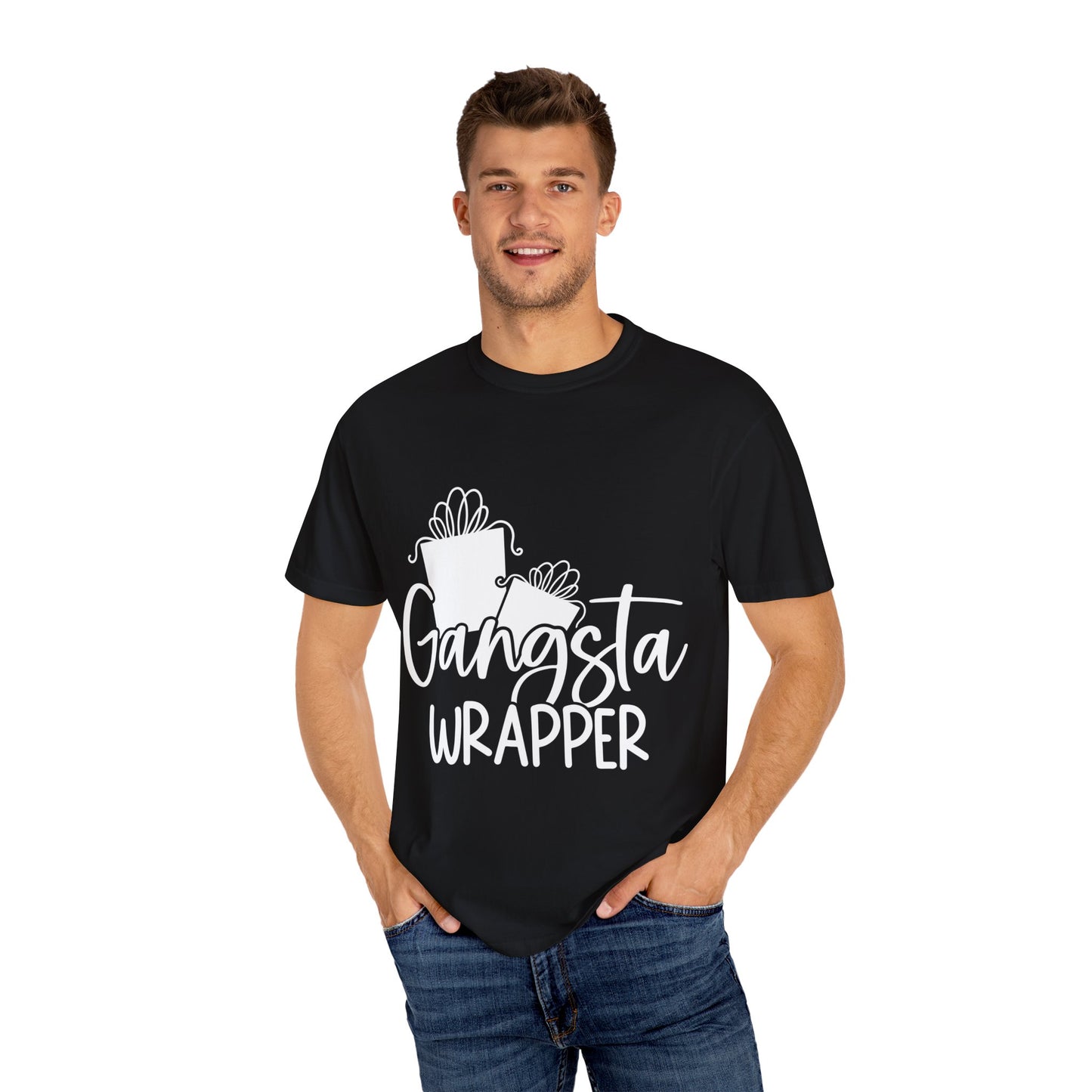 Gangsta Wrapper Unisex Garment-Dyed T-shirt