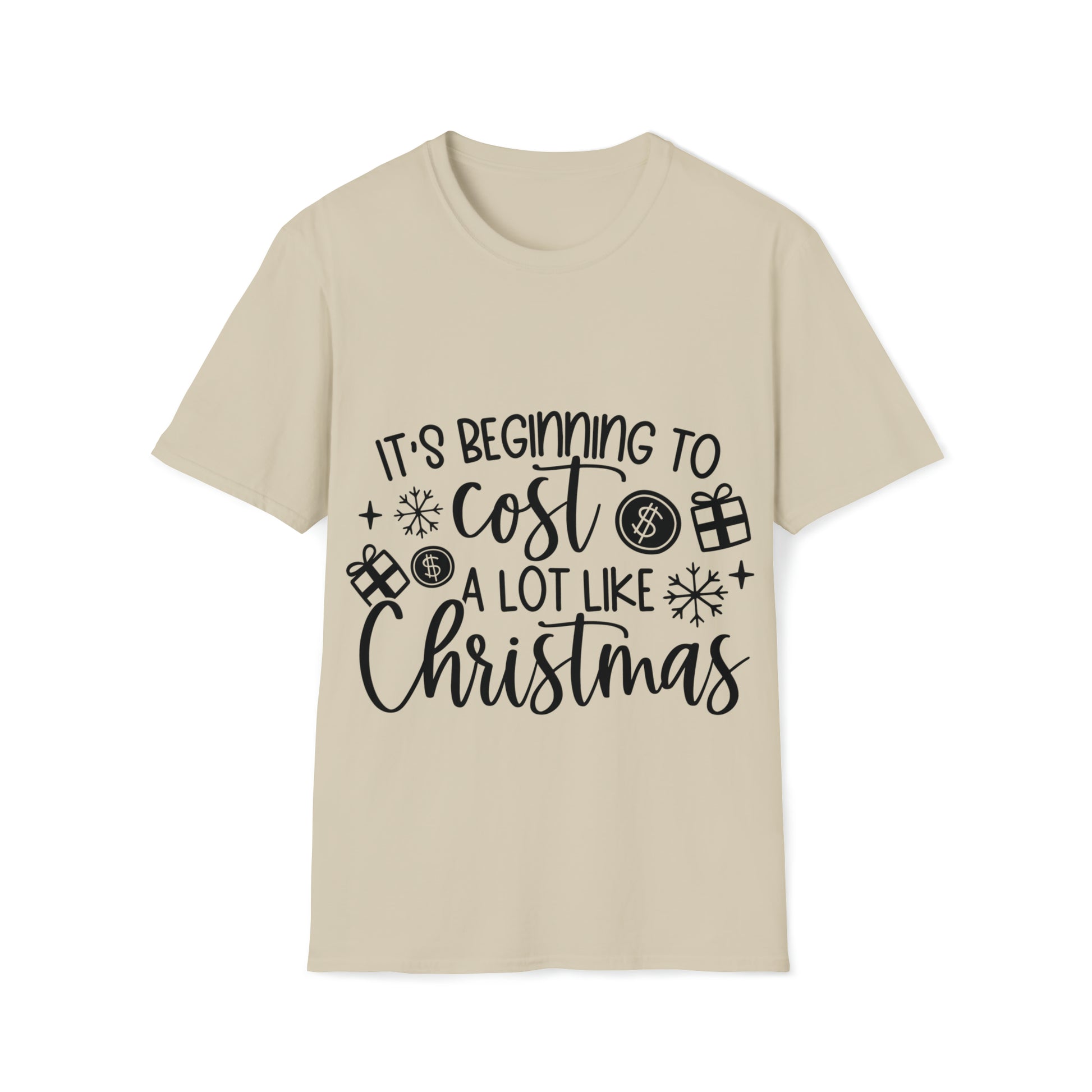 Beginning to Cost a Lot Like Christmas Unisex Softstyle T-Shirt image