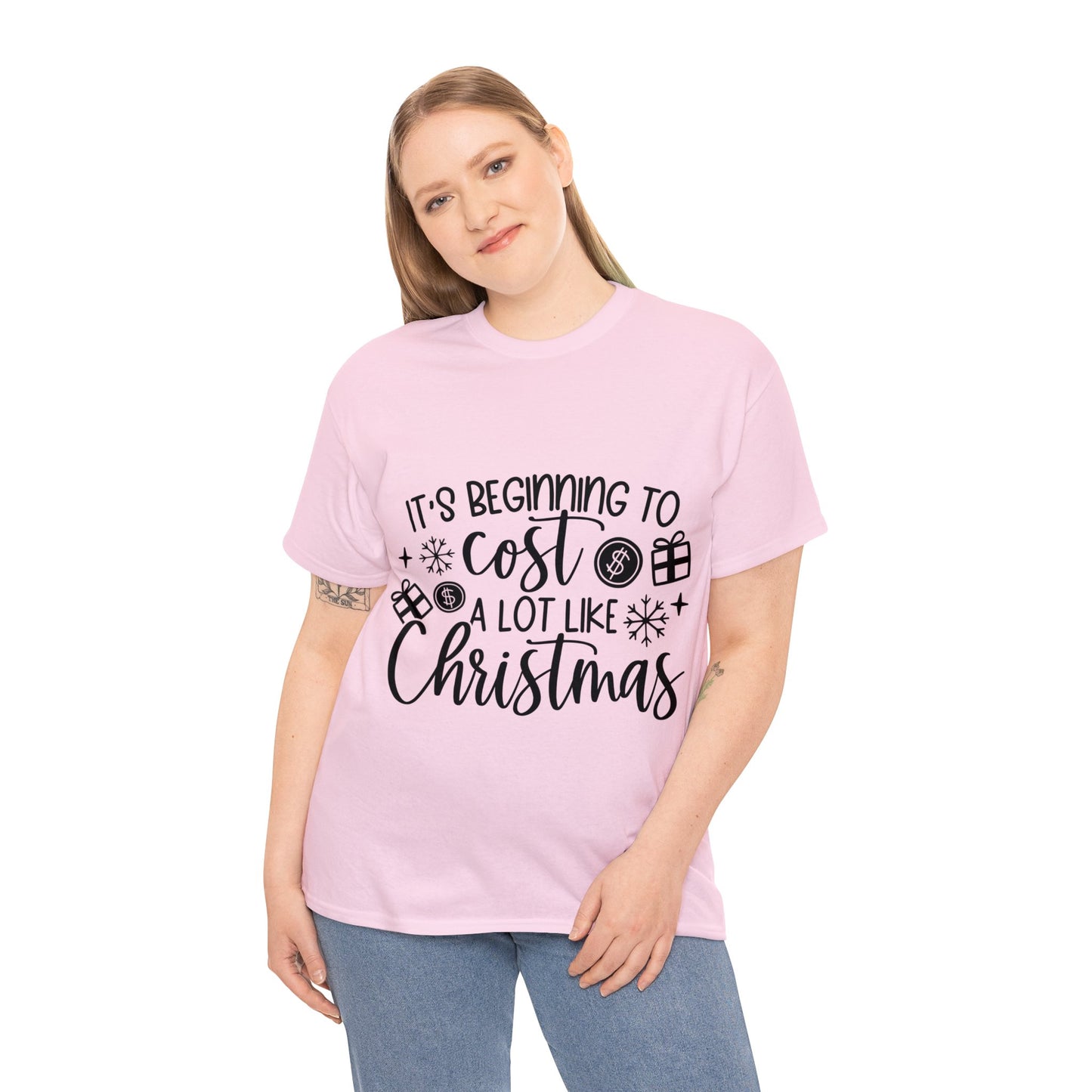 Beginning to Cost a Lot like Christmas Unisex Heavy Cotton Tee image