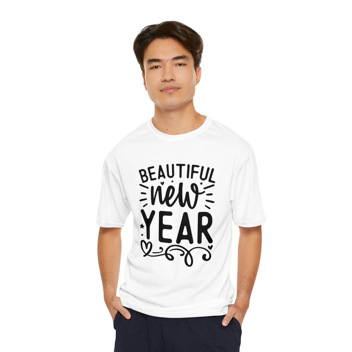 Beautiful New Year Men's Performance T-Shirt