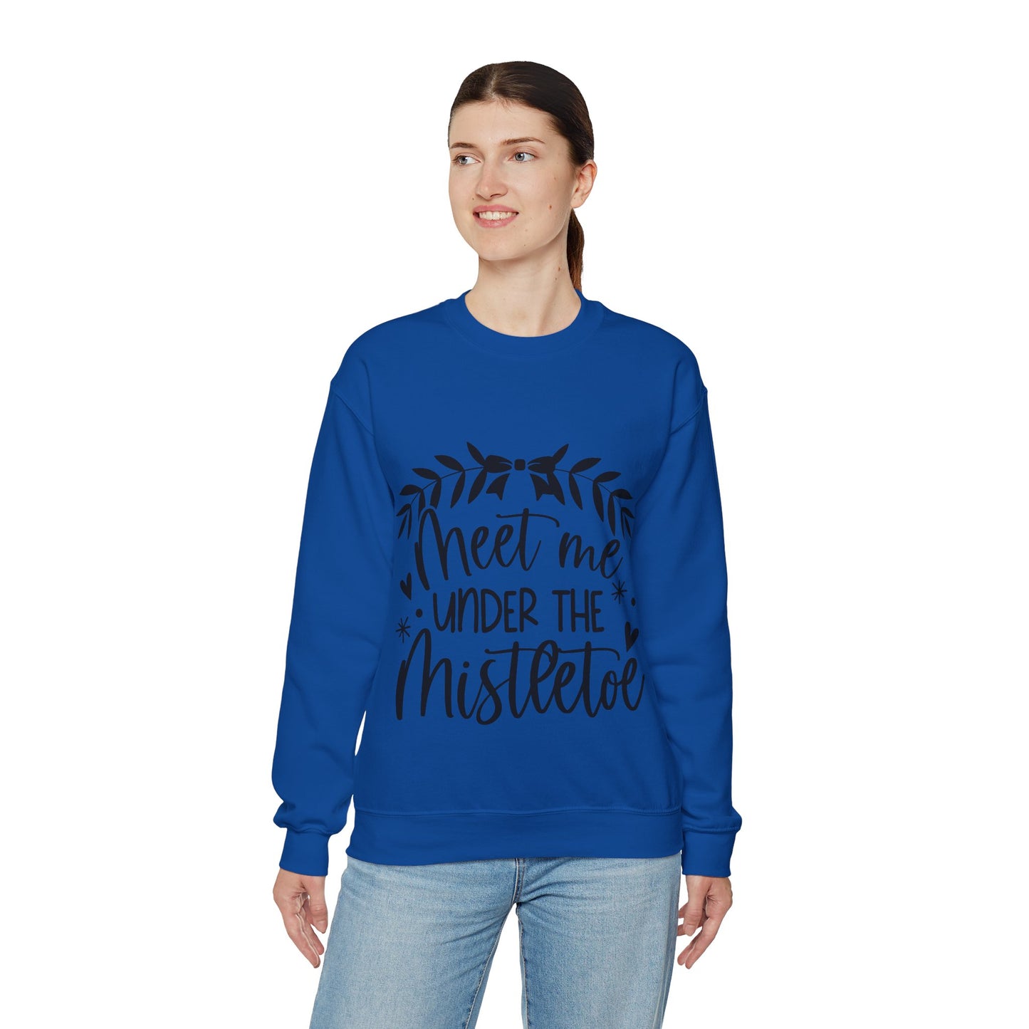 Meet me under Misteetoe Unisex Heavy Blend™ Crewneck Sweatshirt