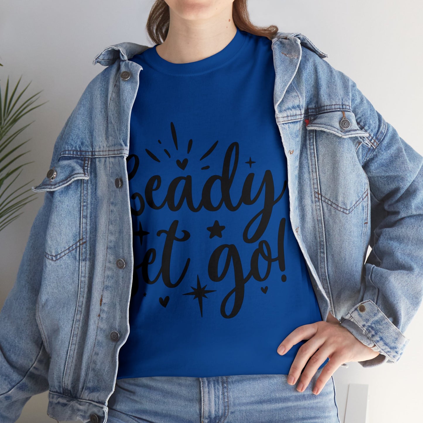 Ready Set Go Unisex Heavy Cotton Tee