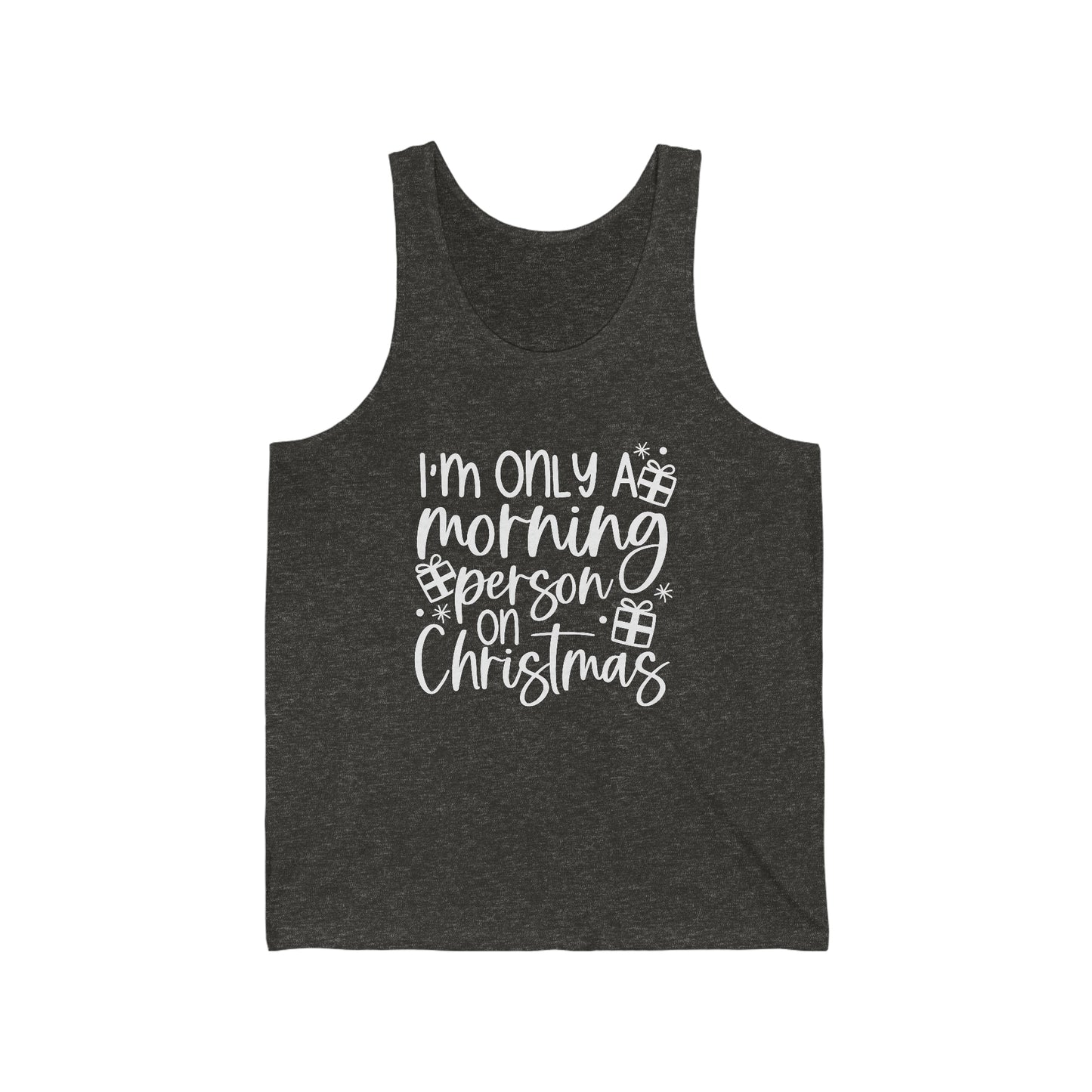 Morning Person Unisex Jersey Tank