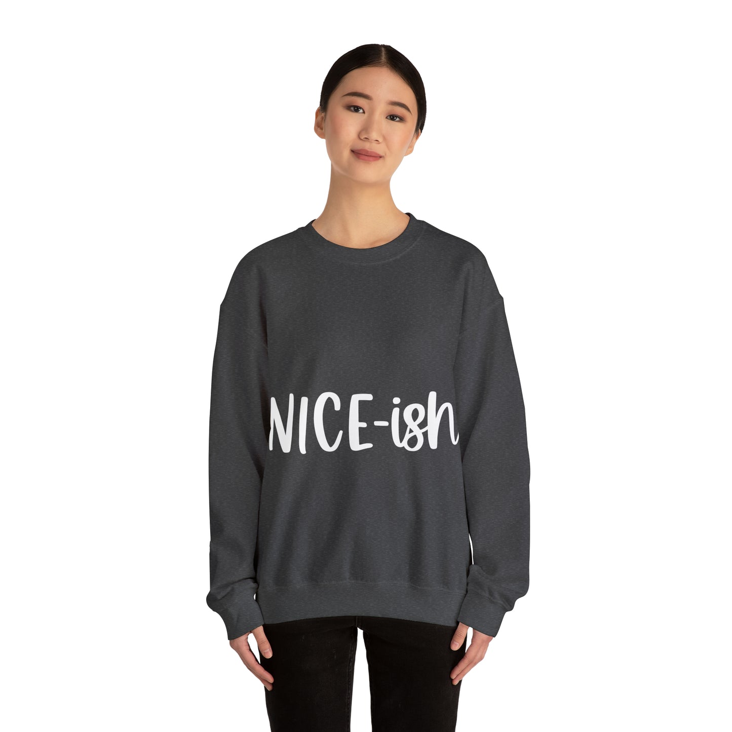 Nice-ish Unisex Heavy Blend™ Crewneck Sweatshirt