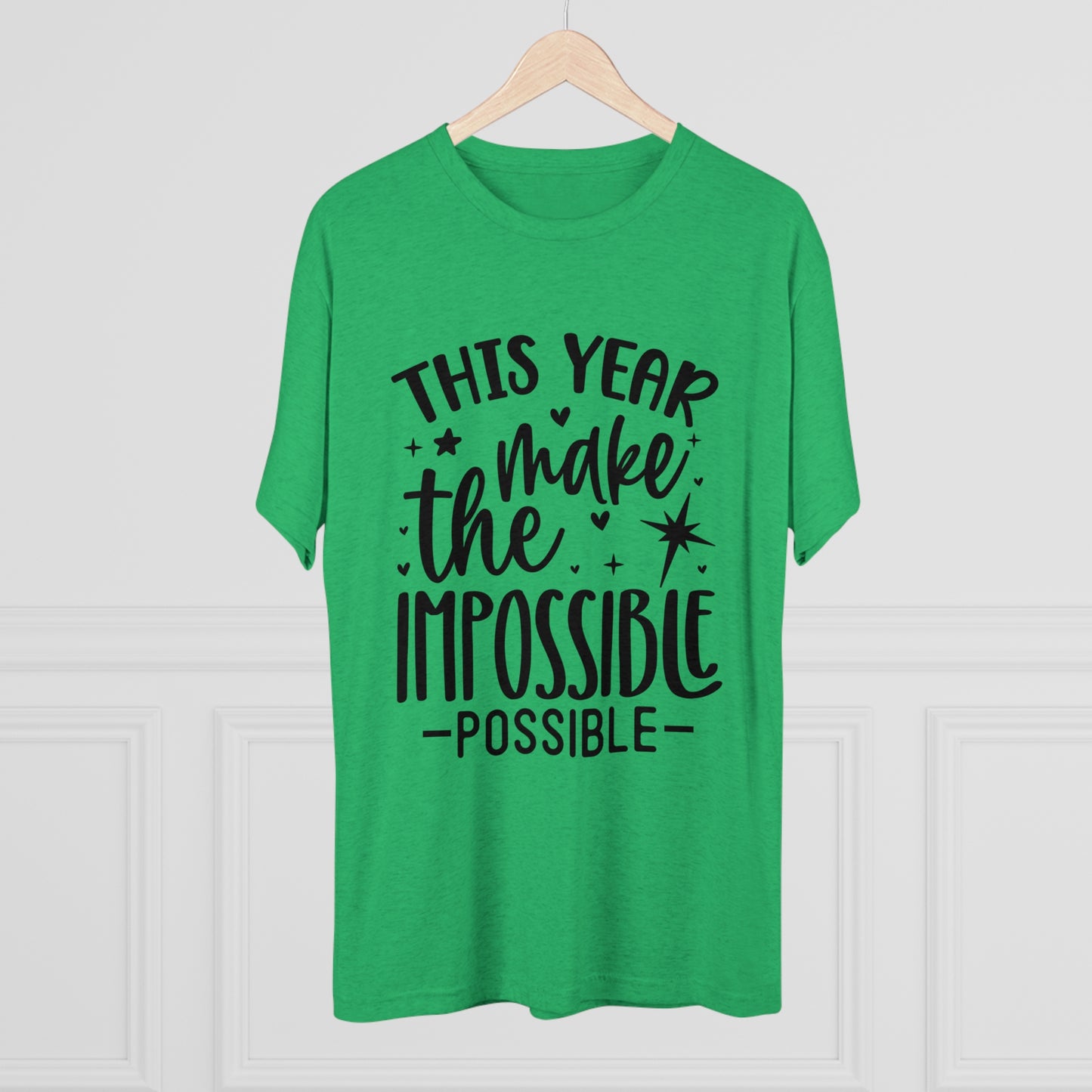 Impossible Possible Unisex Tri-Blend Crew Tee