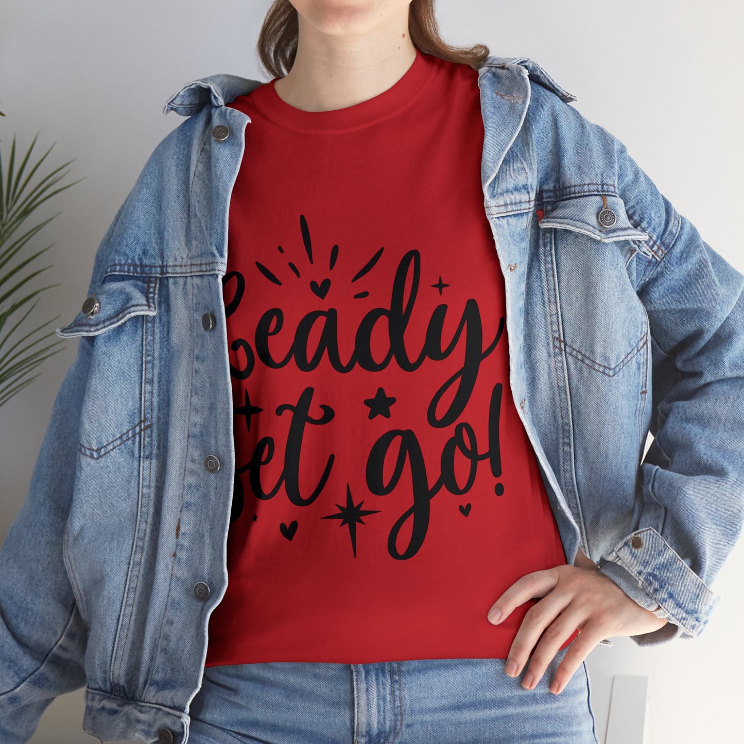 Ready Set Go Unisex Heavy Cotton Tee