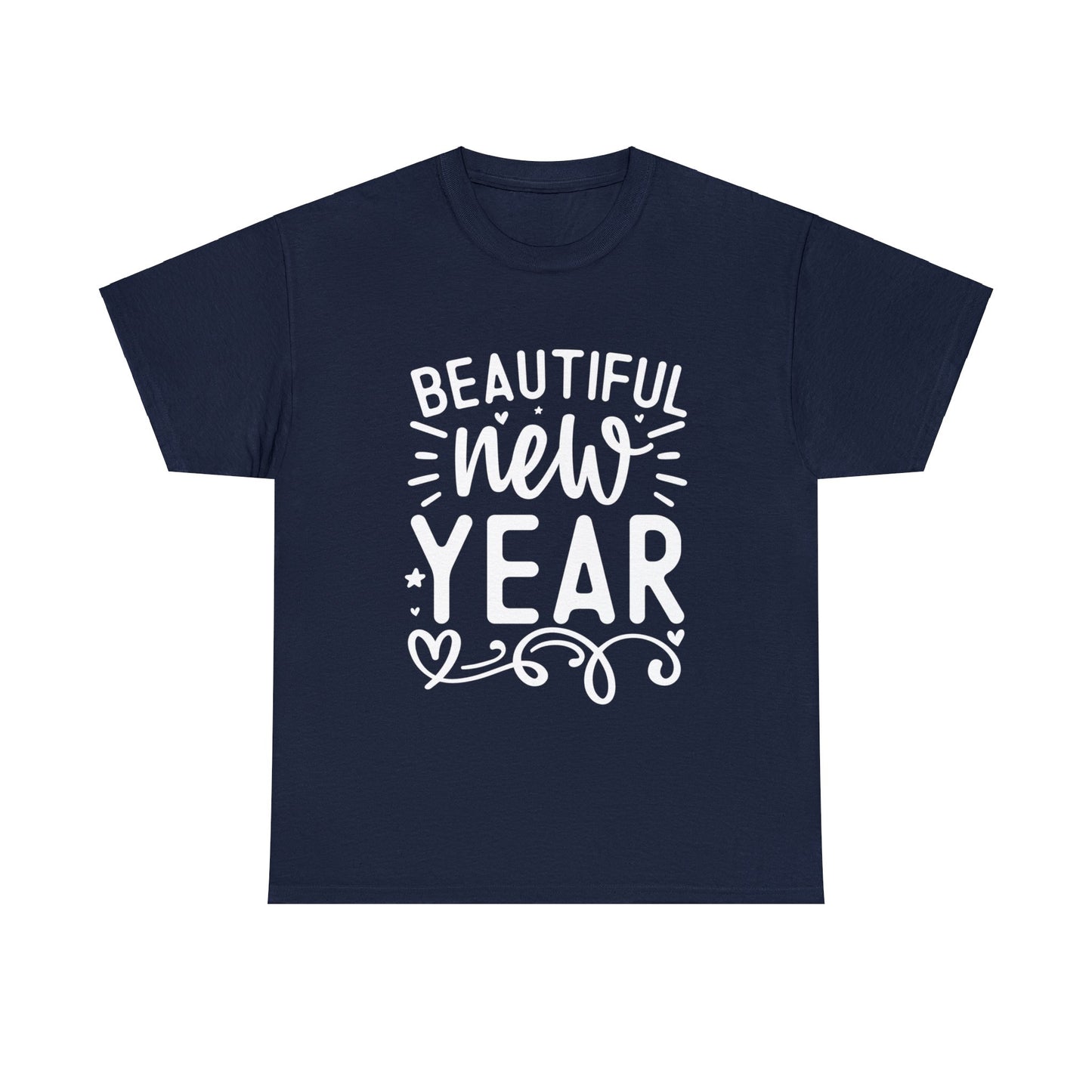 Beautiful New Year Unisex Heavy Cotton Tee