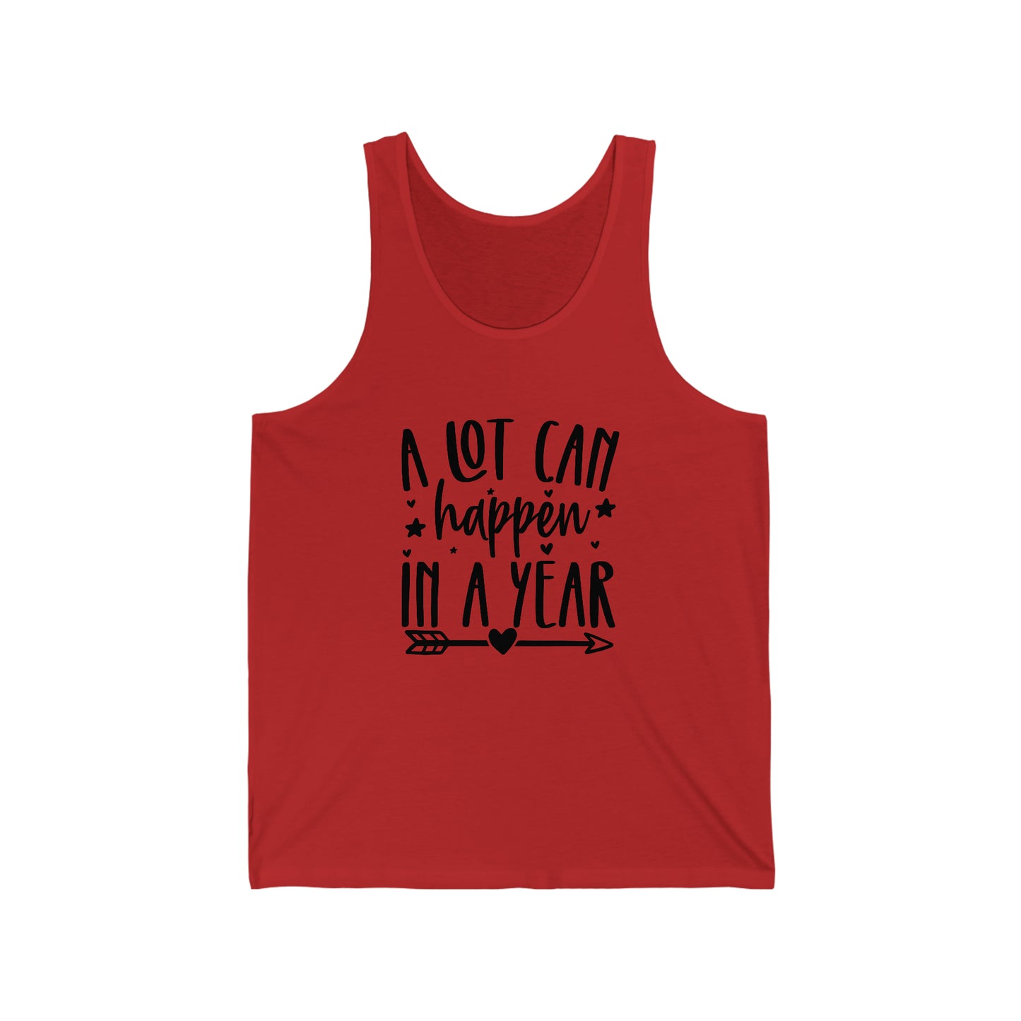 A Lot Can Happen Unisex Jersey Tank