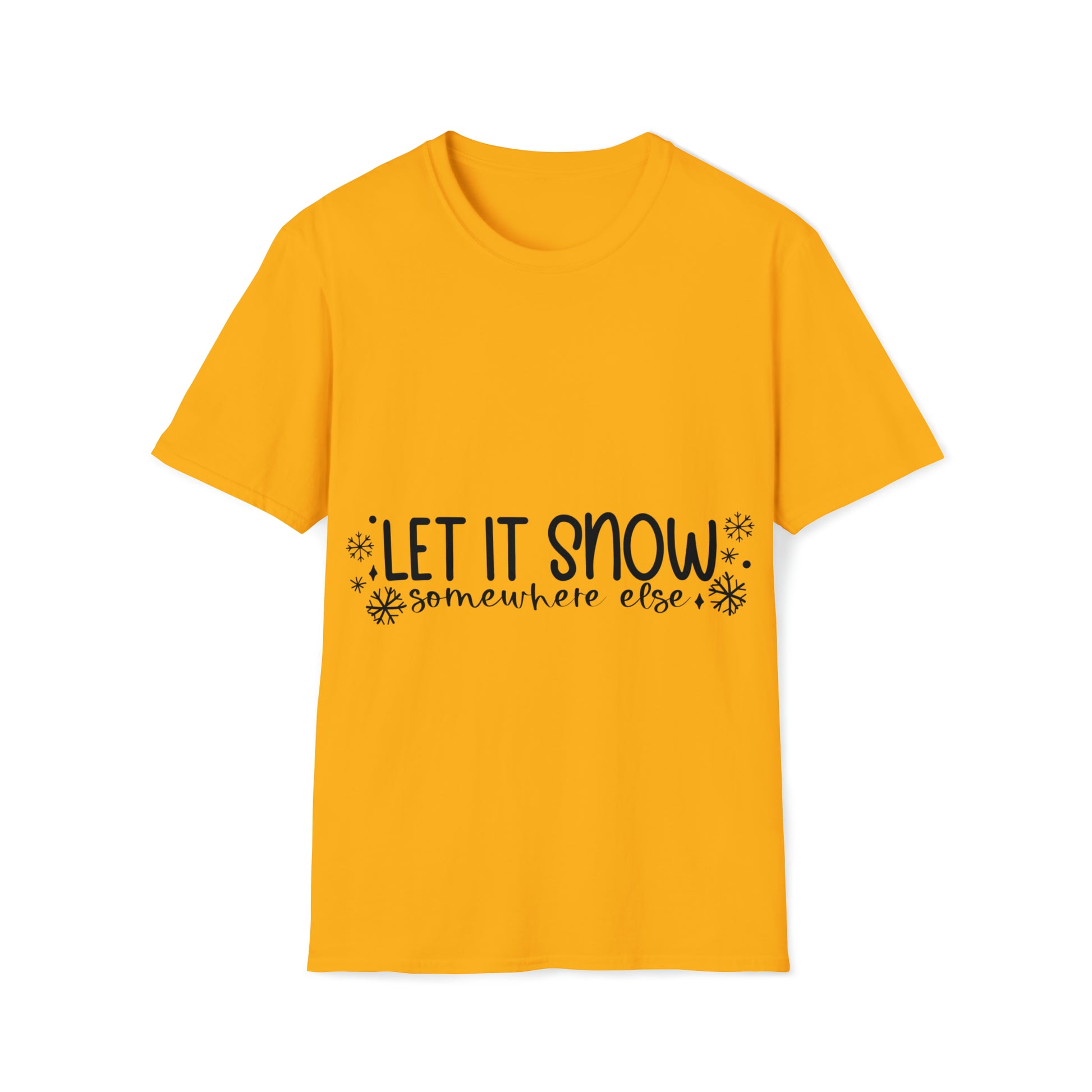 Let it Snow Unisex Softstyle T-Shirt image