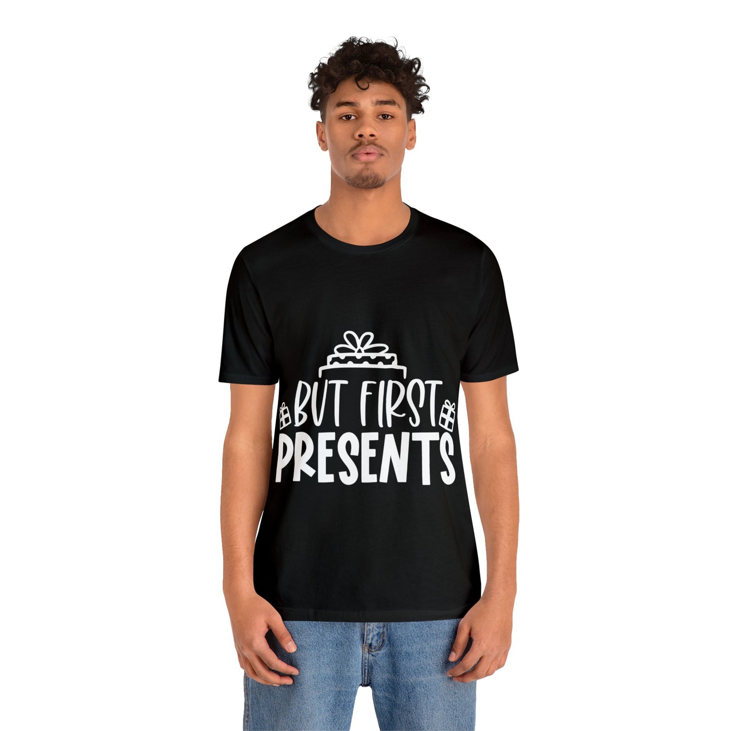 Presents First Unisex Jersey Short Sleeve Tee