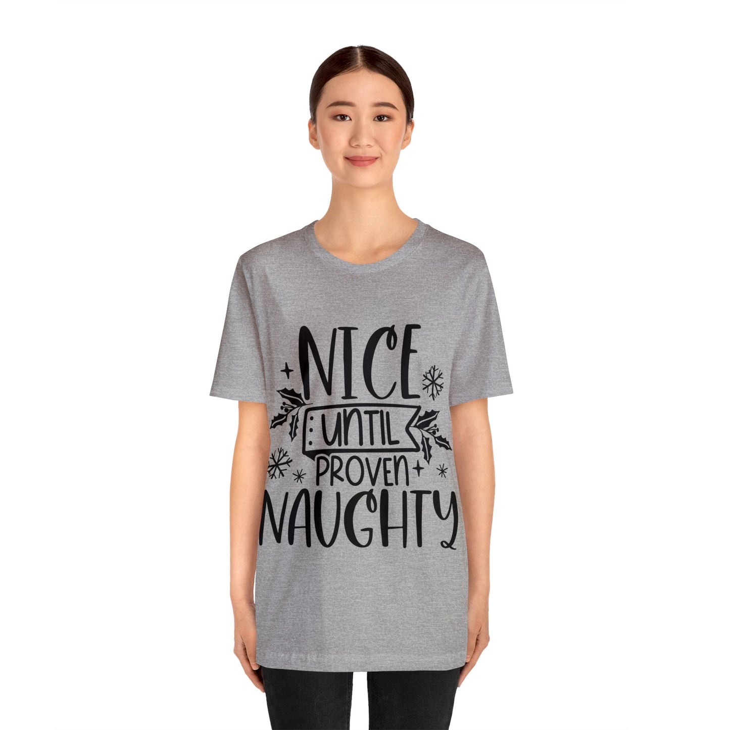 Nice & Naughty Unisex Jersey Short Sleeve Tee