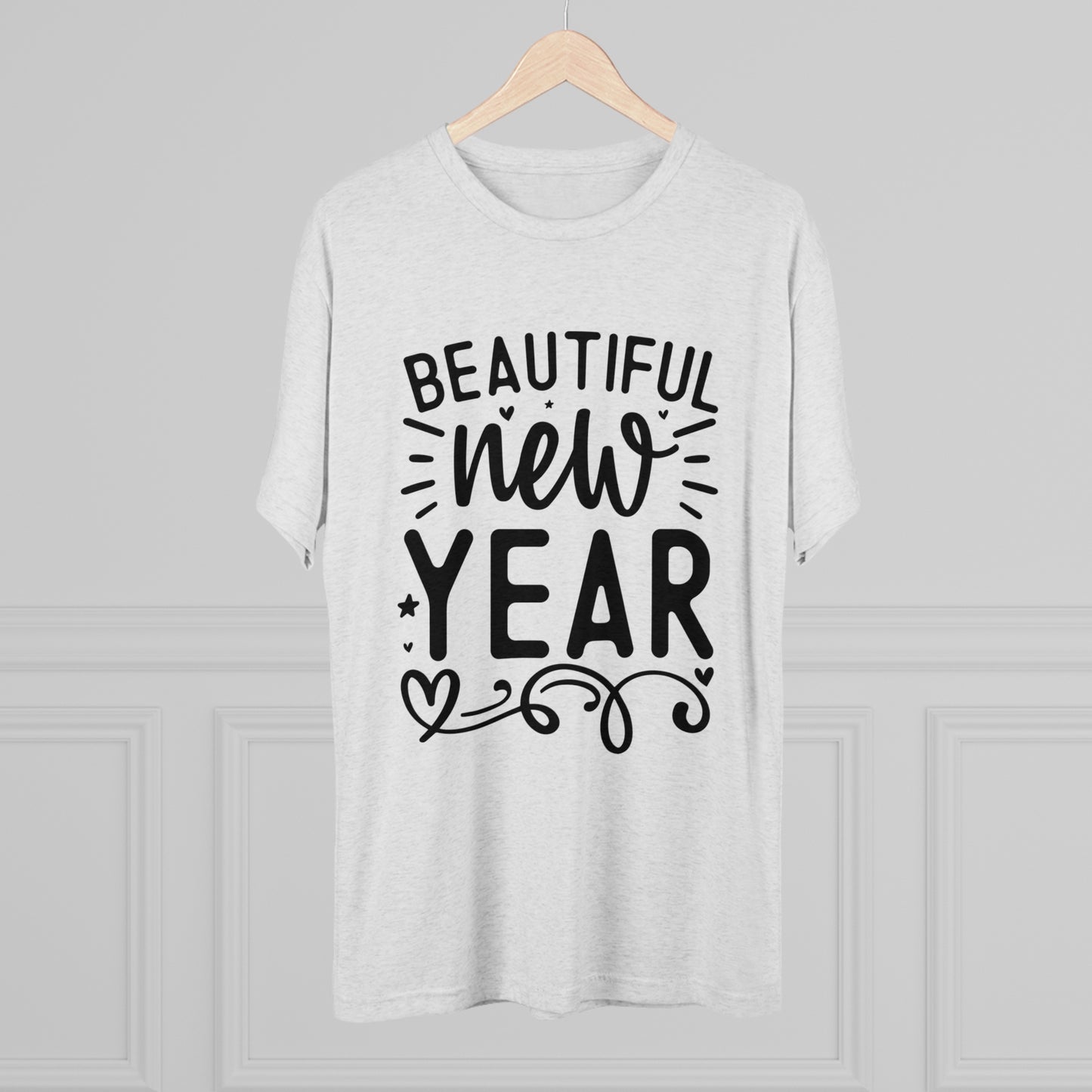 Beautiful New Year Unisex Tri-Blend Crew Tee